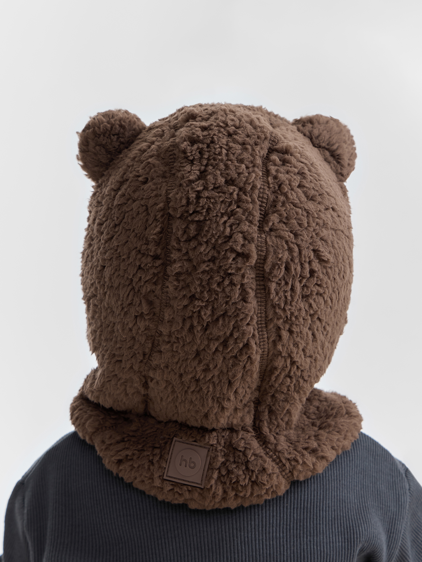 Шапочка-шлем детская флисовая