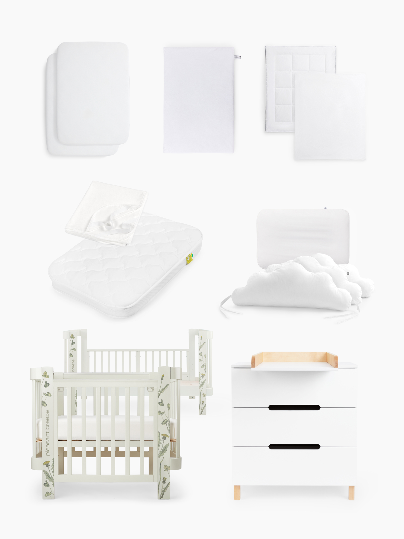 Набор из 9 предметов "MOMMY LOVE + FIOKI v2" с коконом