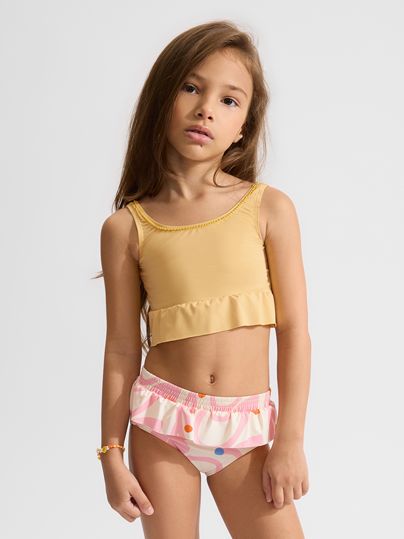 Купальник для девочек лиф купальный и плавки