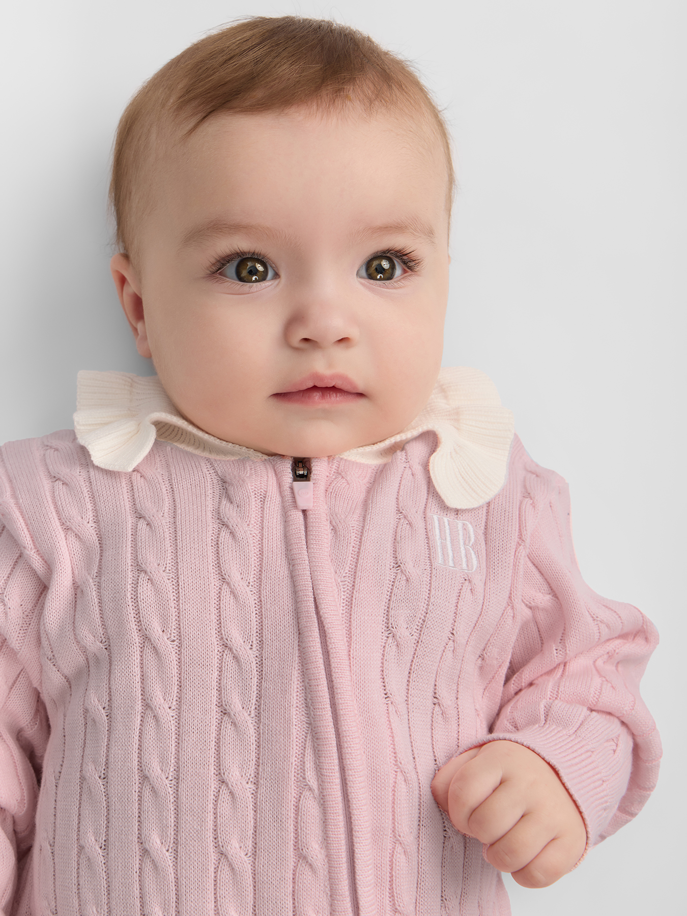 Комбинезон вязаный для малышей