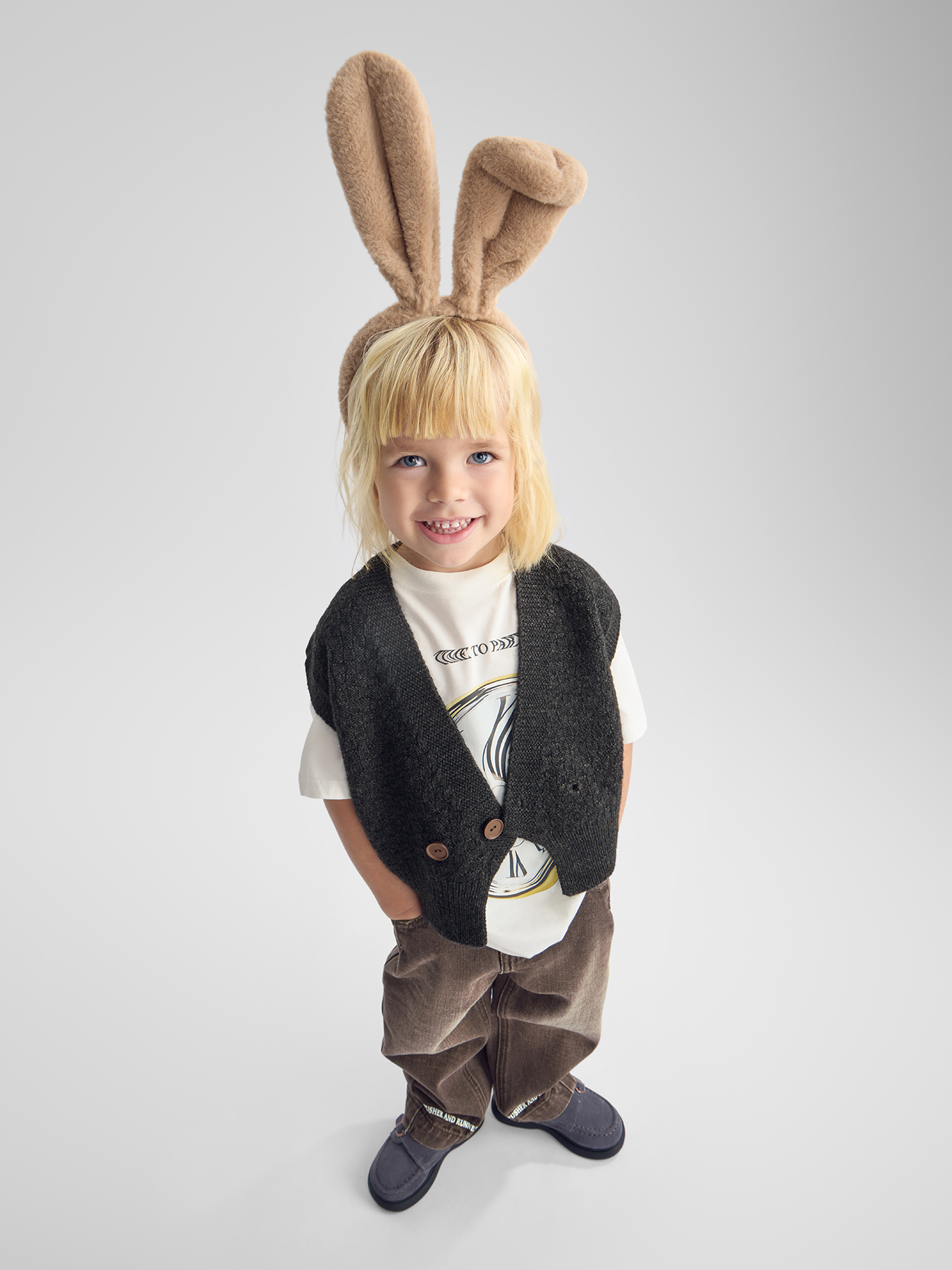 Ободок детский (коричневый / brown)