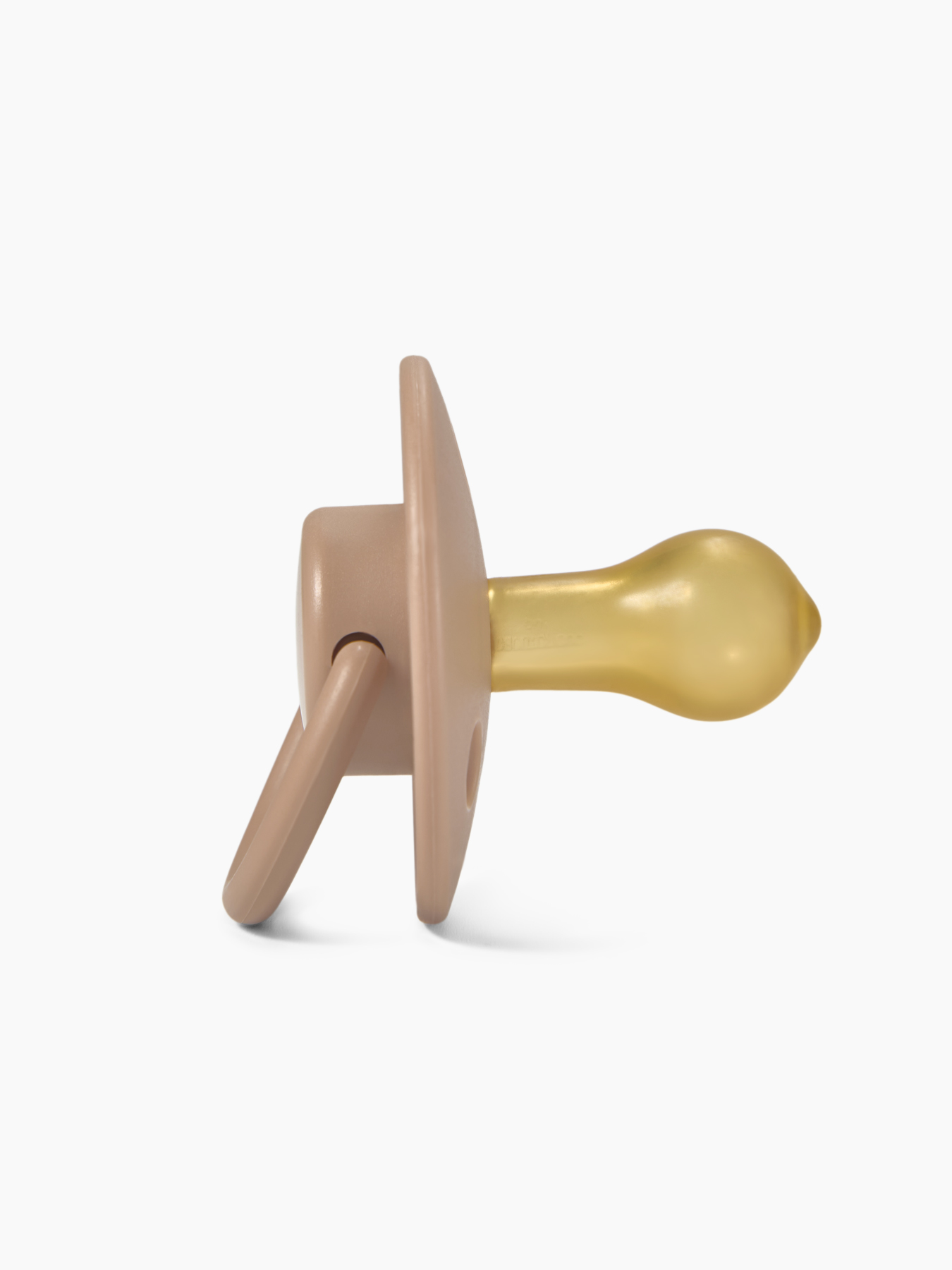 Соска-пустышка латексная с контейнером для стерилизации, вишня, 6-12м (brown)