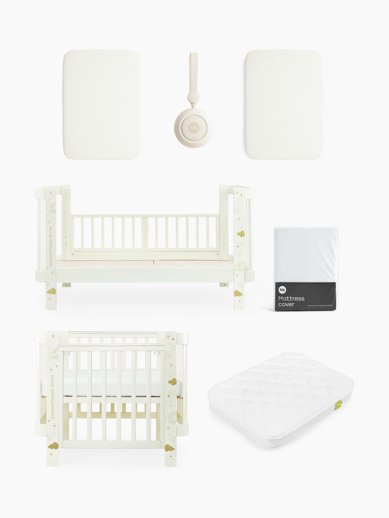 Кроватка Mommy Love с комплектом 5 в 1