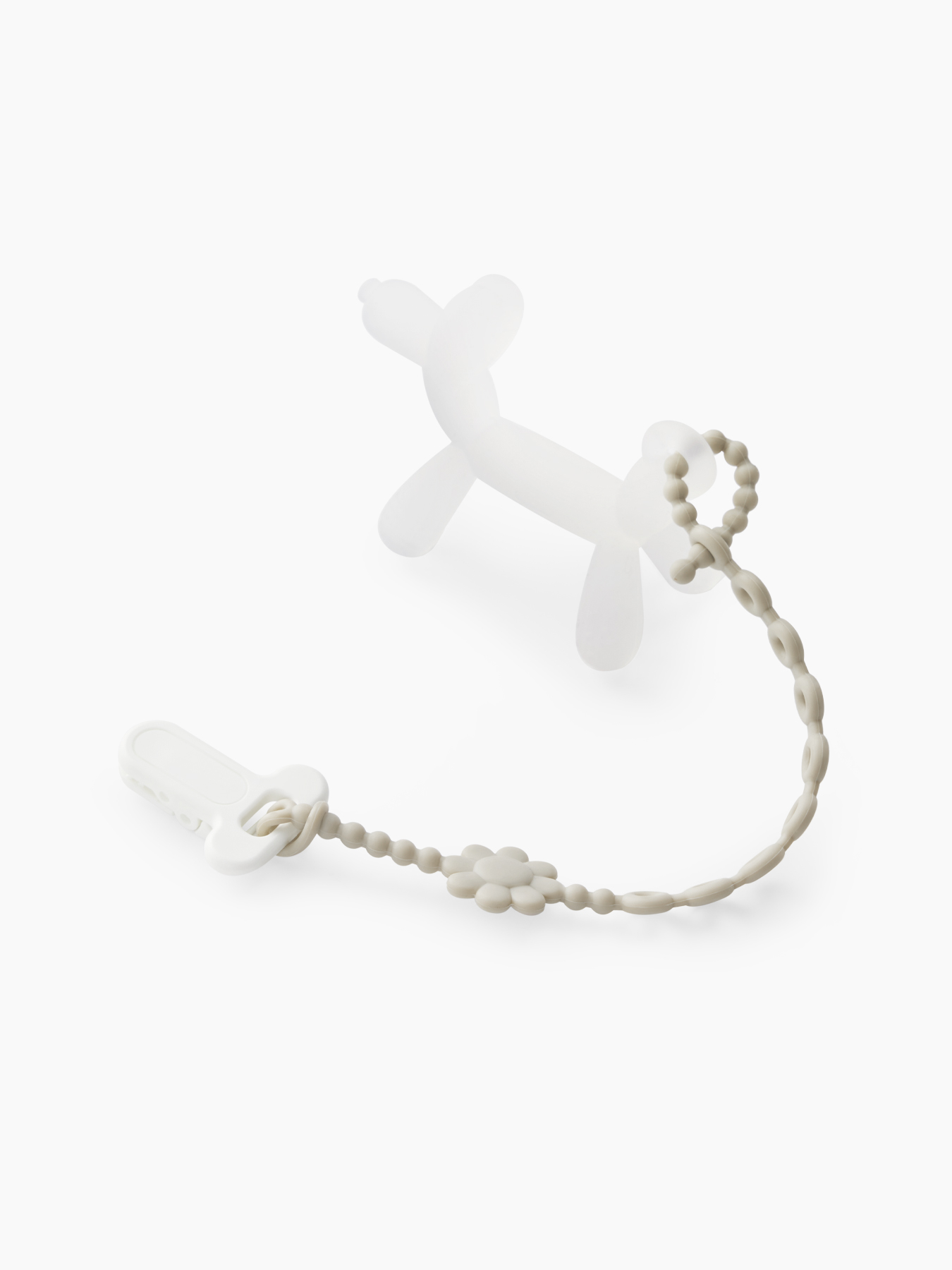 Силиконовый массажер для дёсен (прорезыватель) (white)