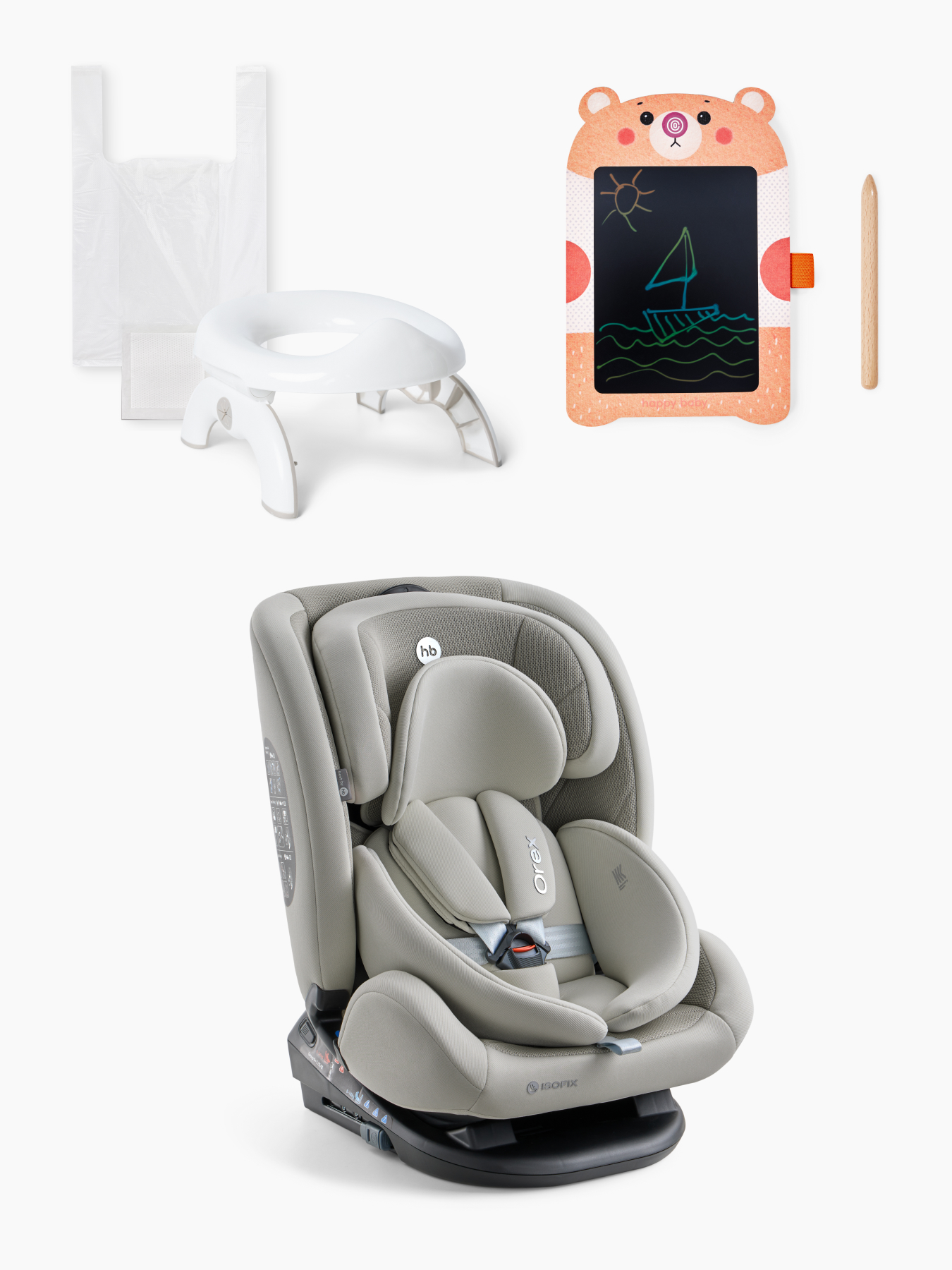 Автокресло OREX в наборе для путешествий