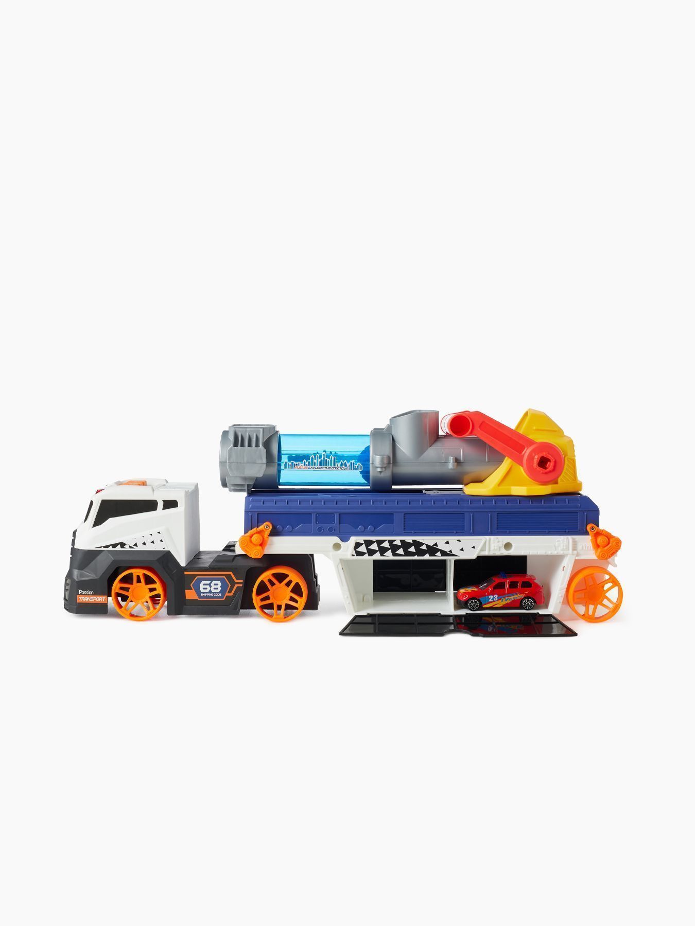 Игрушка грузовик с пушкой и машинками CANNON TRUCK