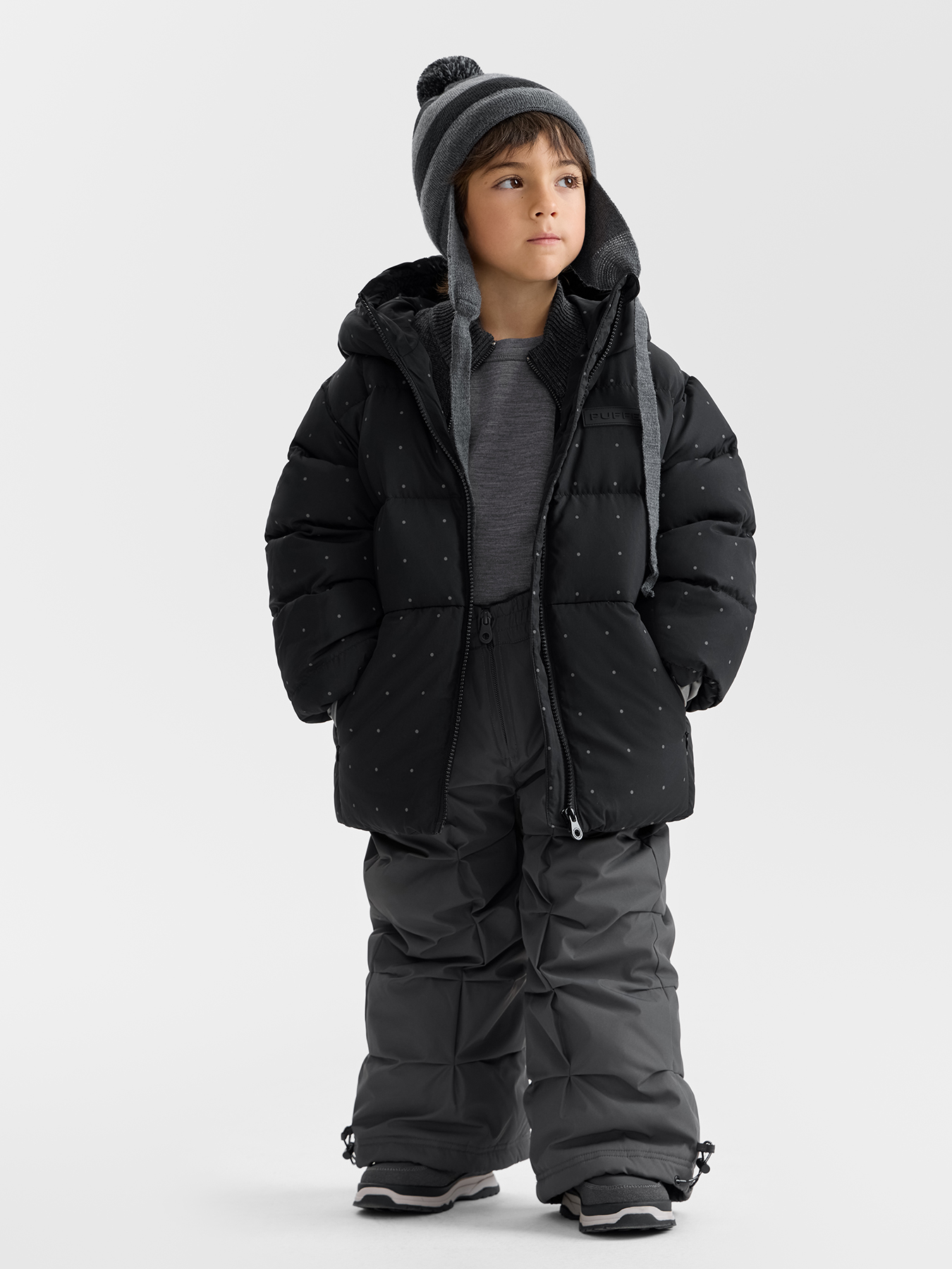 Брюки детские на подтяжках