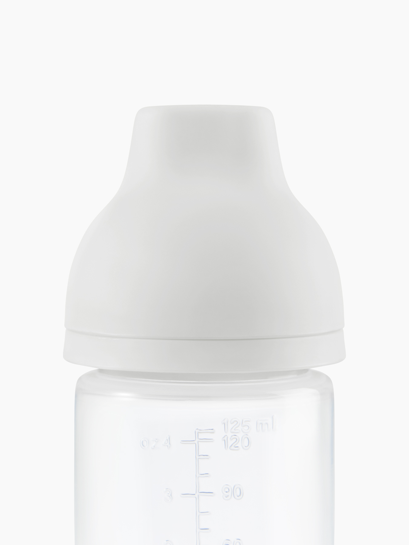 Бутылочка с крышкой и силиконовой соской, 125 мл