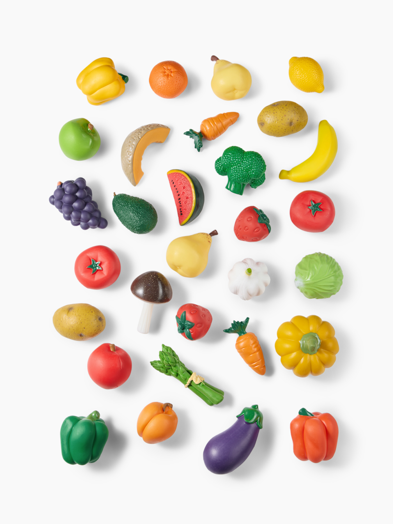 Игрушечный набор овощей и фруктов FOOD&FUN 