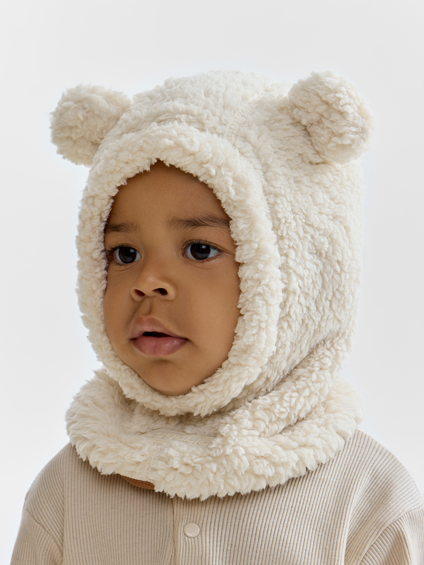 Шапочка-шлем детская флисовая