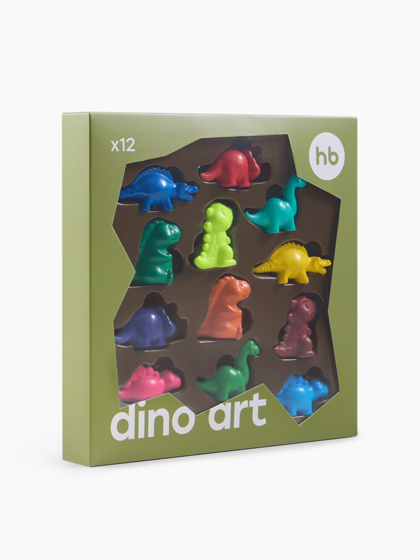 Цветные мелки для рисования HAPPY DINO ART