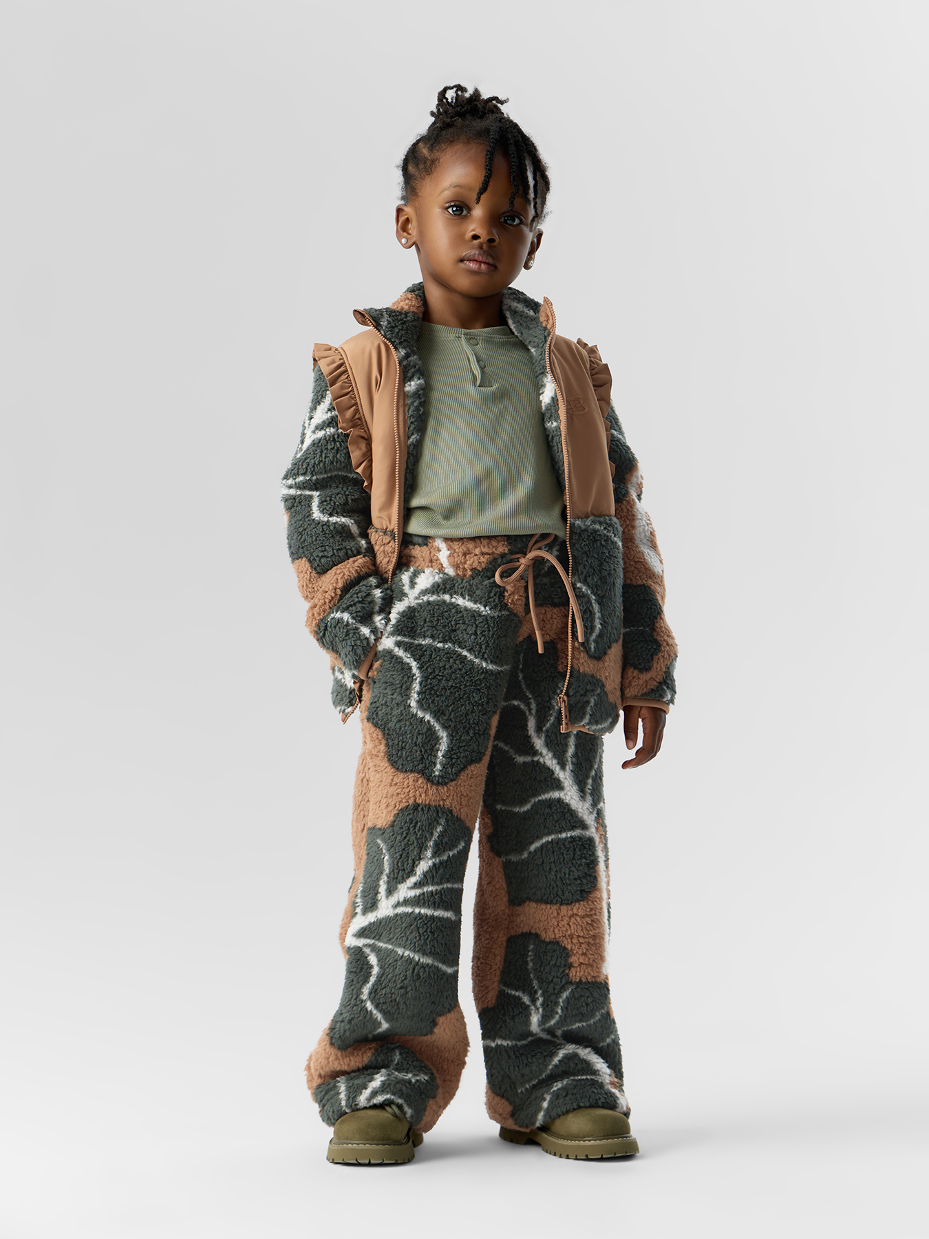 Комплект детский флисовый: джемпер и брюки