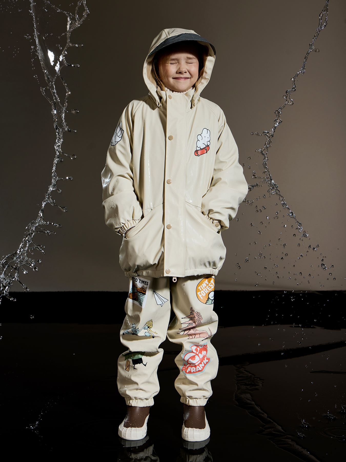 Дождевой комплект с флисовой подкладкой