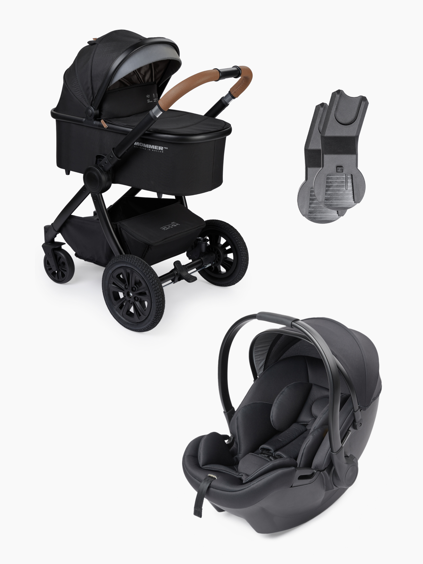 Коляска 3в1 MOMMER PRO nova с автолюлькой