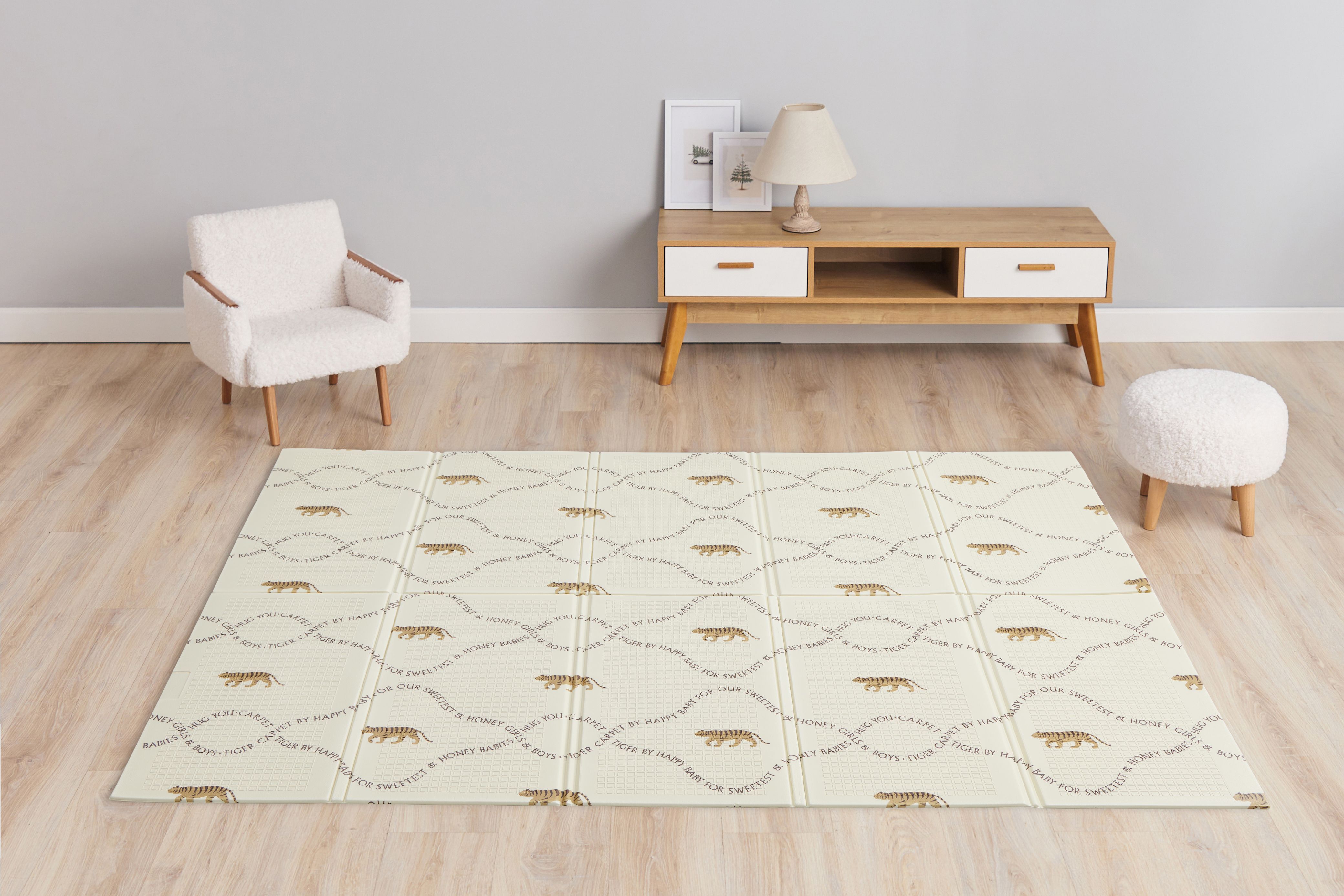 Складной игровой развивающий коврик детский Soft Floor