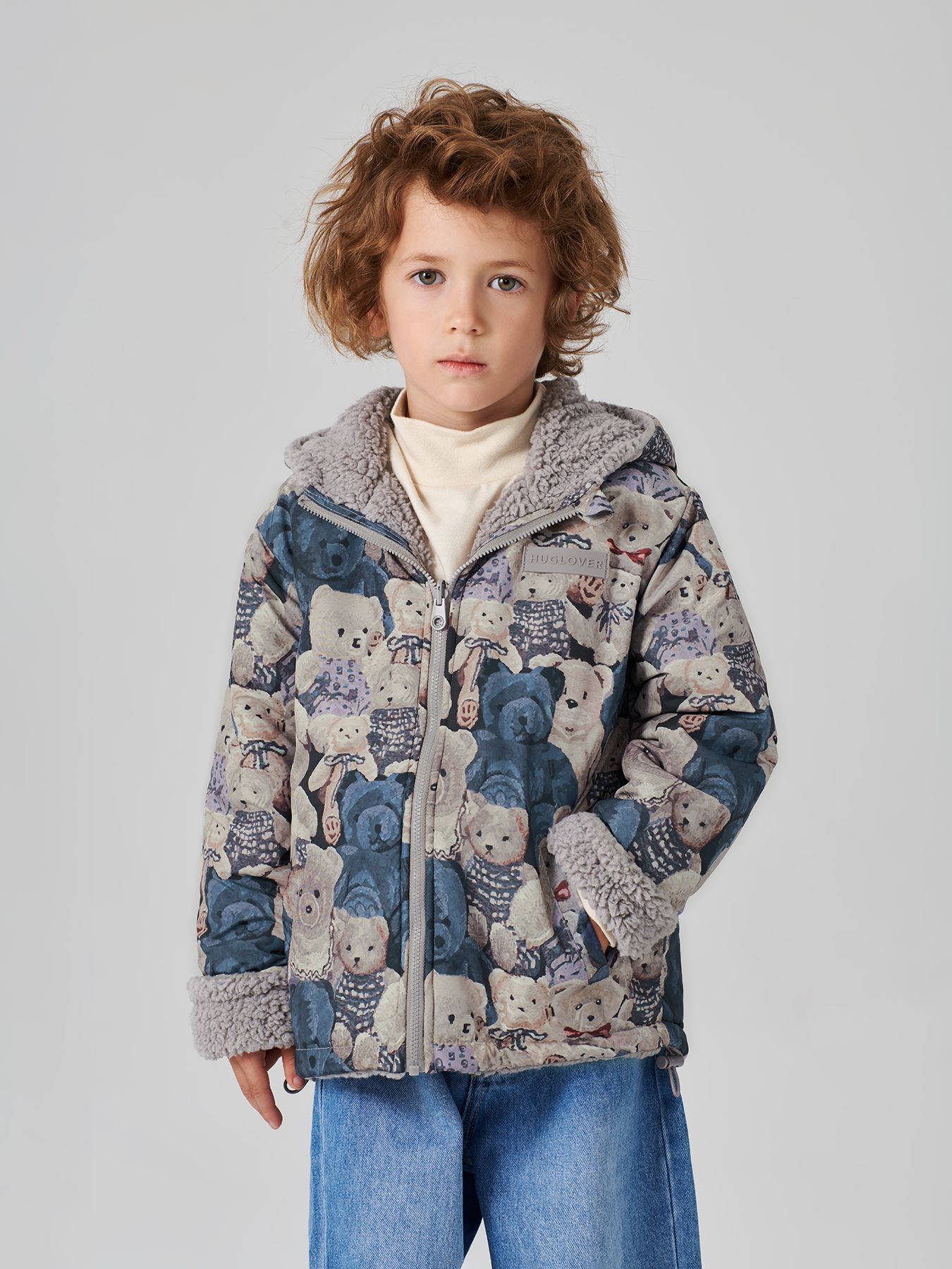 Куртка детская (синие медведи / blue bears, 116–122)