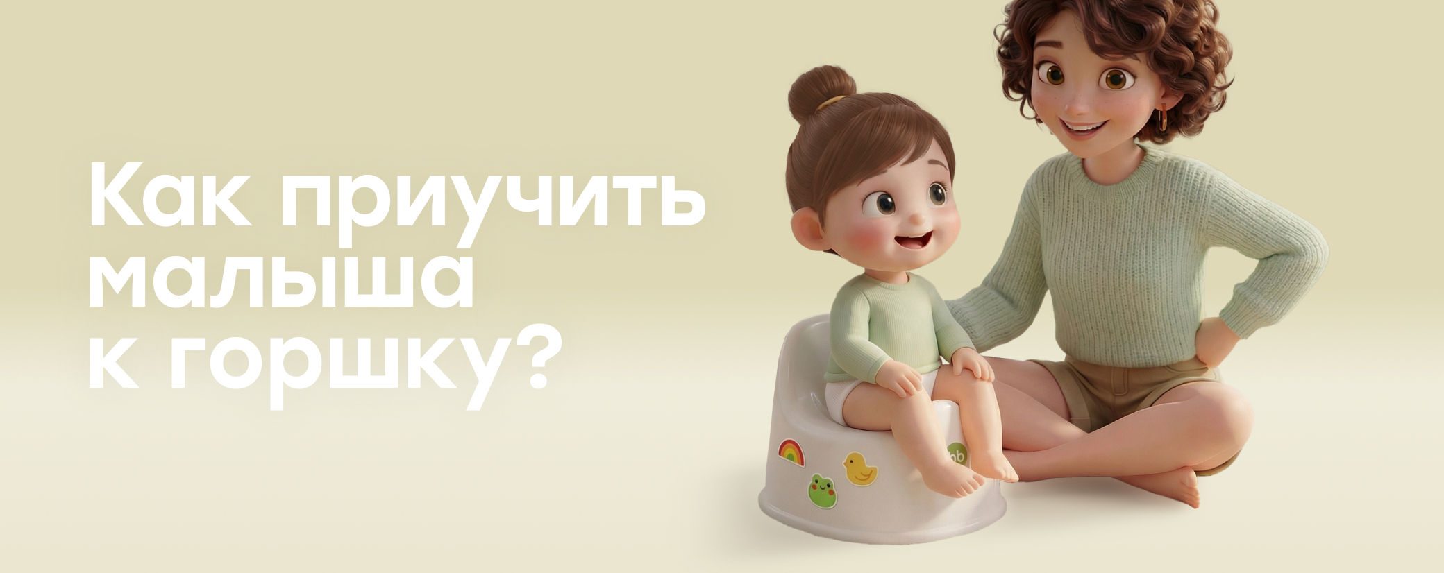 Как приучить ребенка к горшку?