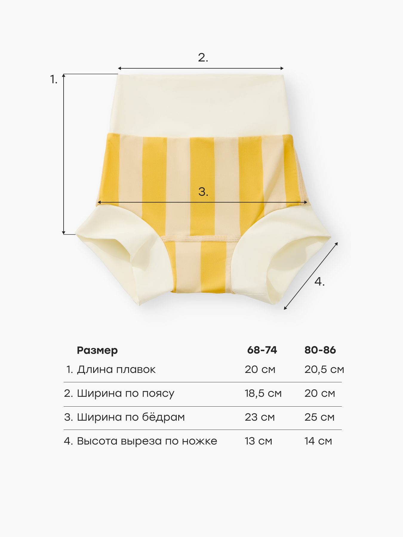 Плавки детские