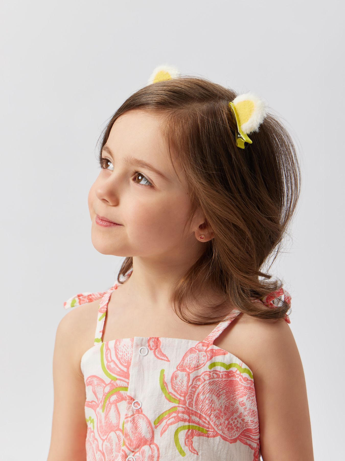 Заколки для волос (yellow)