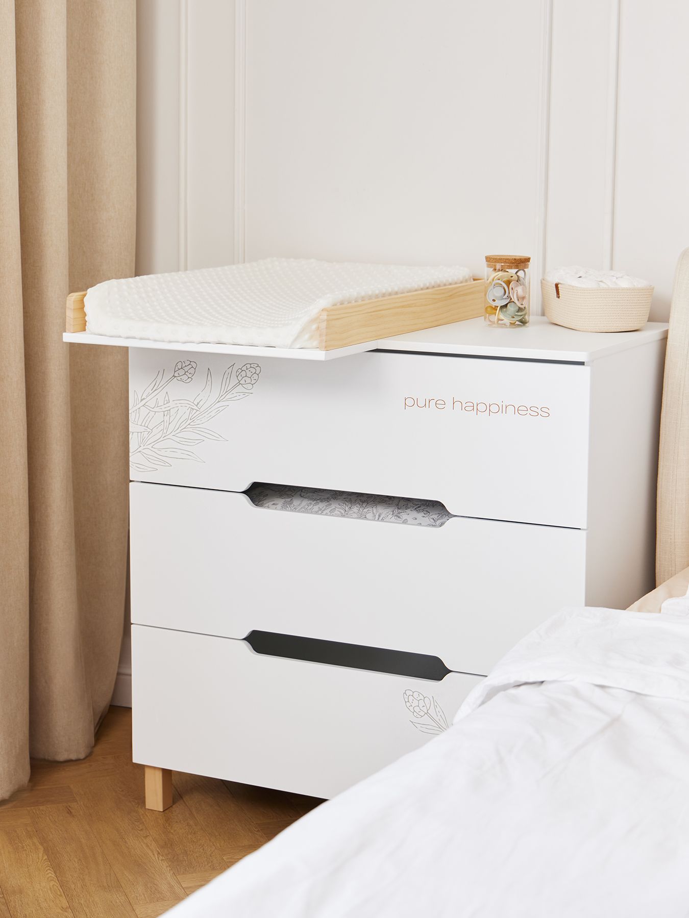 Комод с пеленальным столом FIOKI