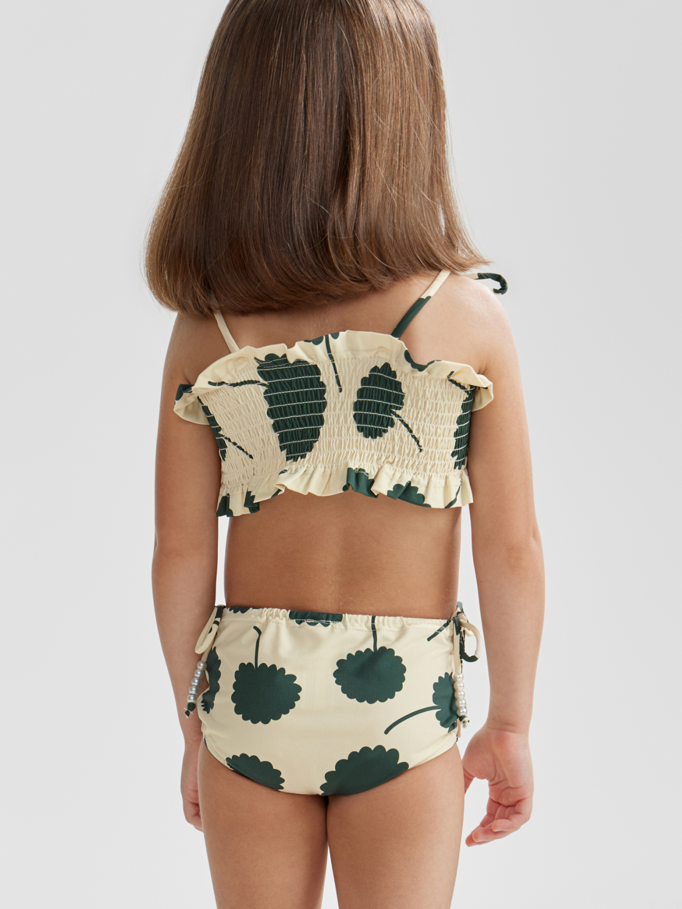 Купальник для девочек двухпредметный (лиф купальный, плавки)