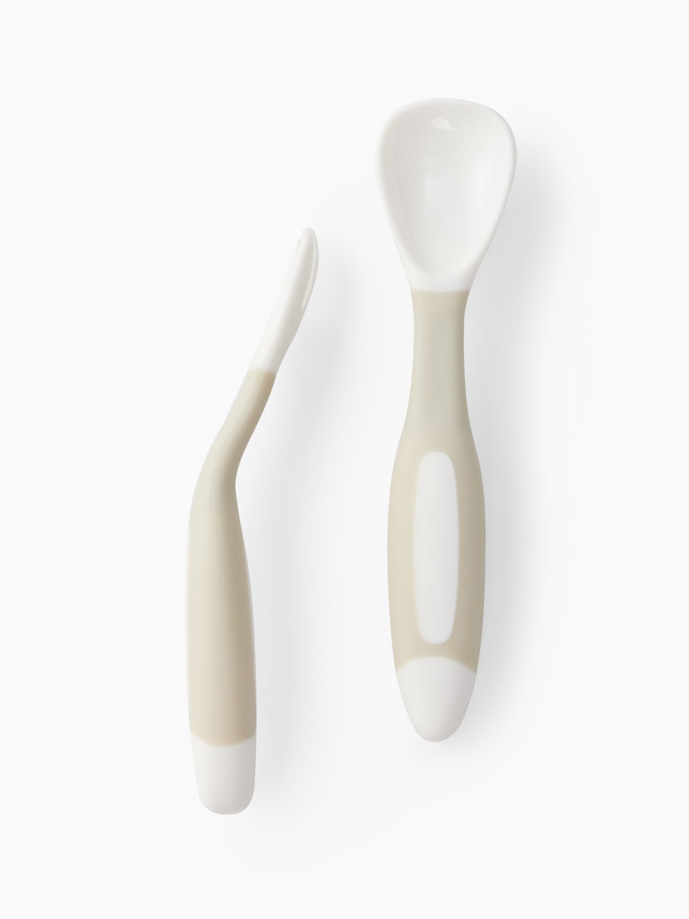 Набор ложка и вилка (white and light gray)