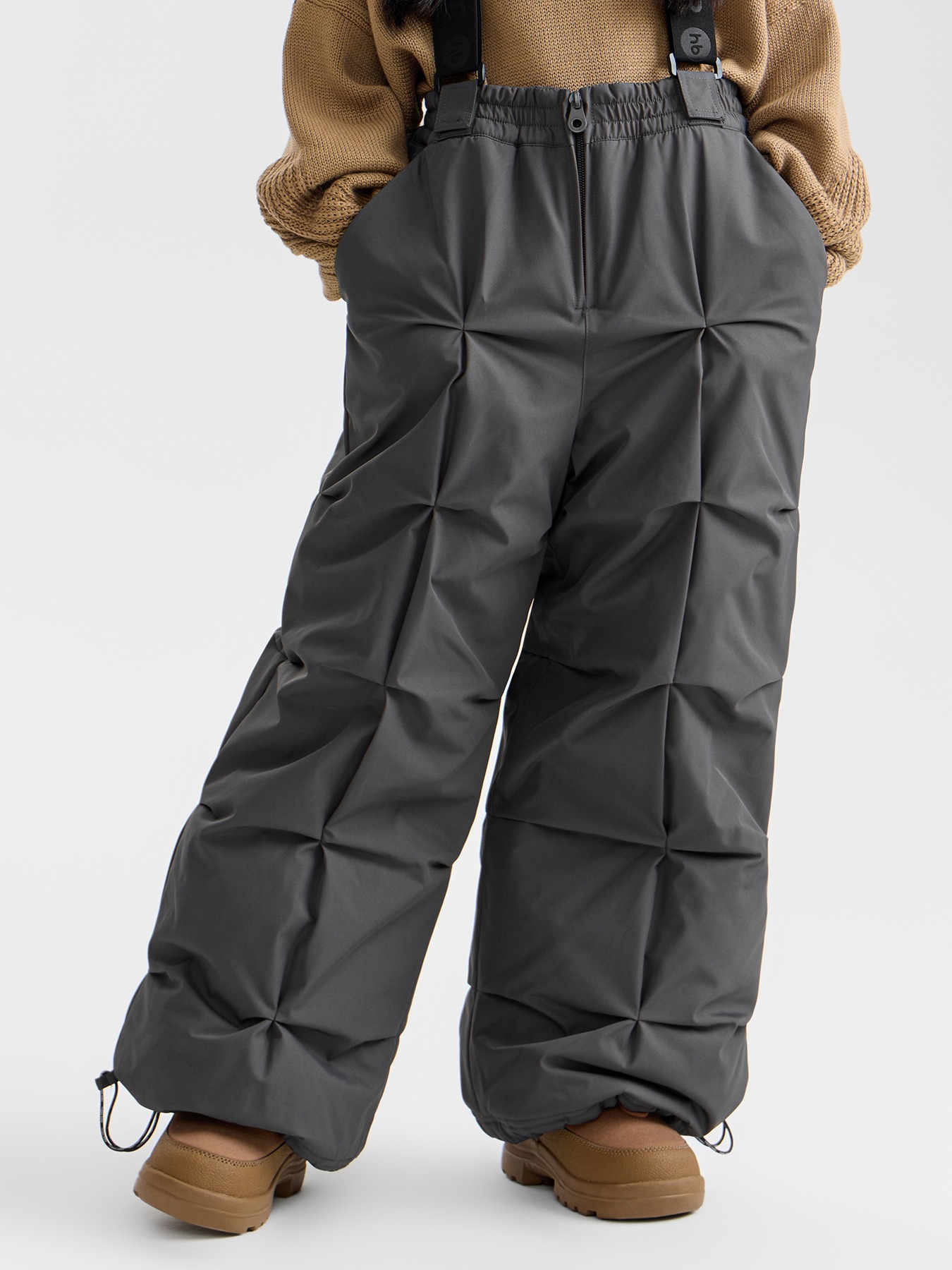 Брюки детские на подтяжках