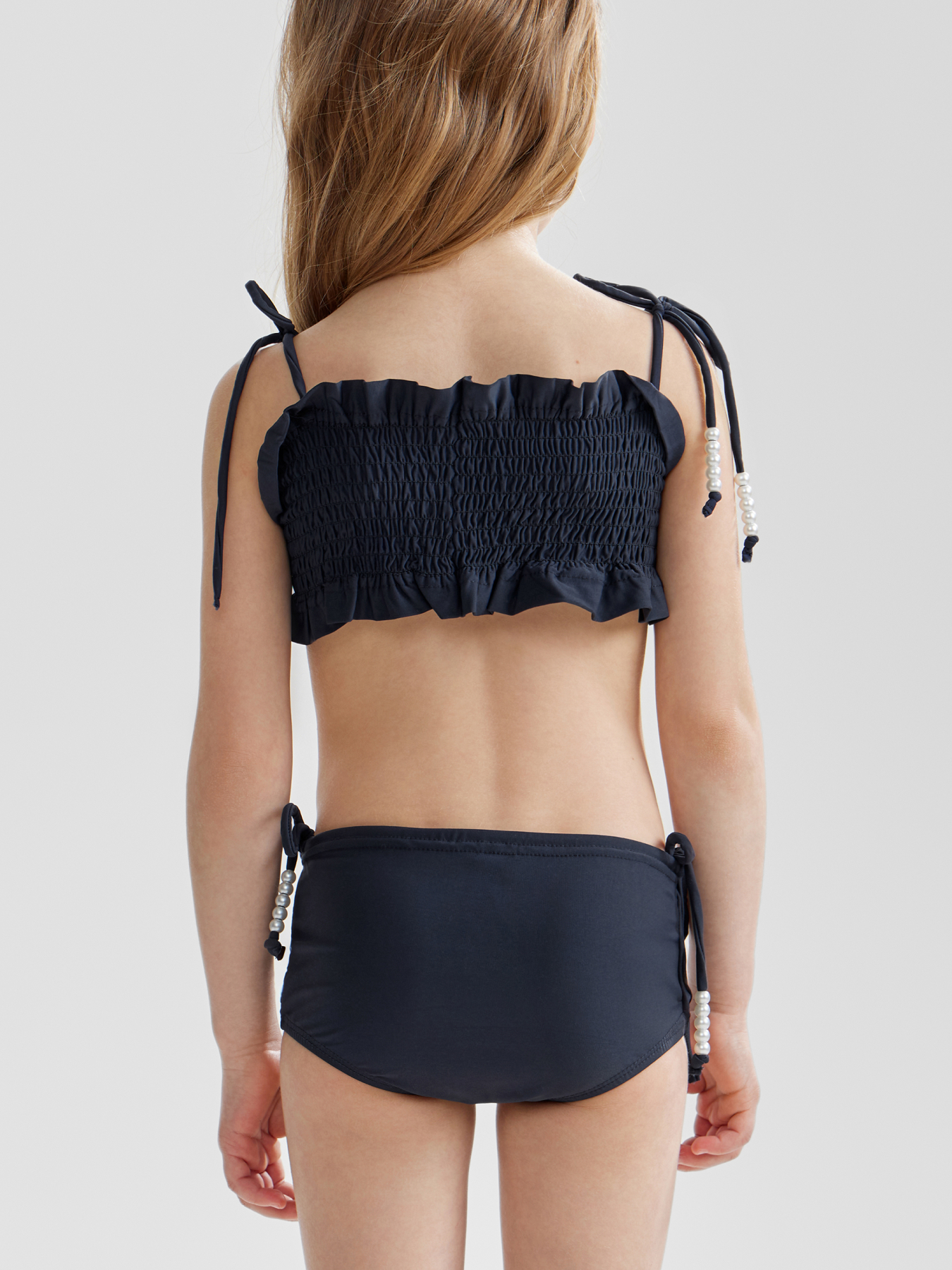 Купальник для девочек двухпредметный (лиф купальный, плавки)