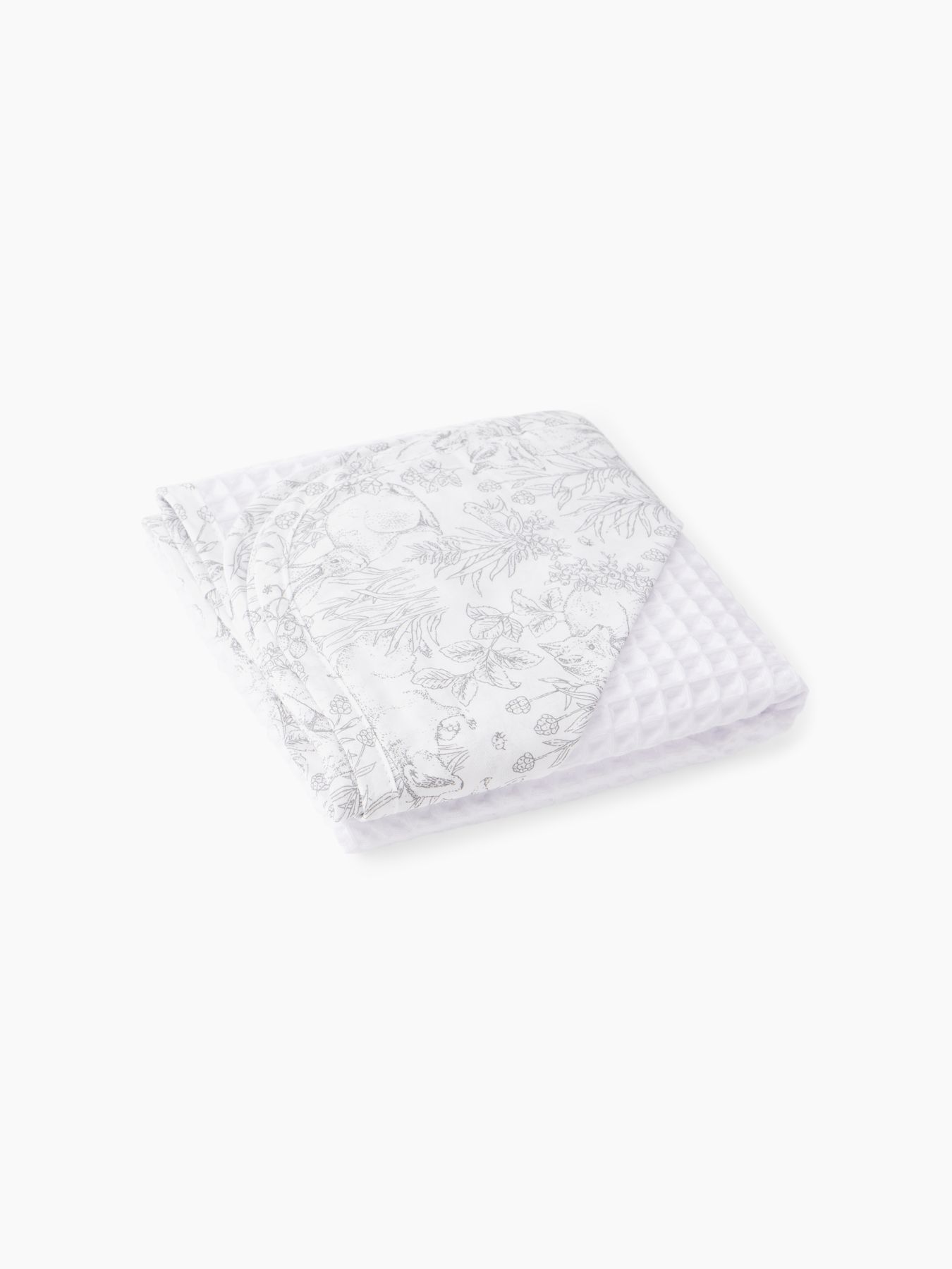 Полотенце с капюшоном 100х100 см (белый)