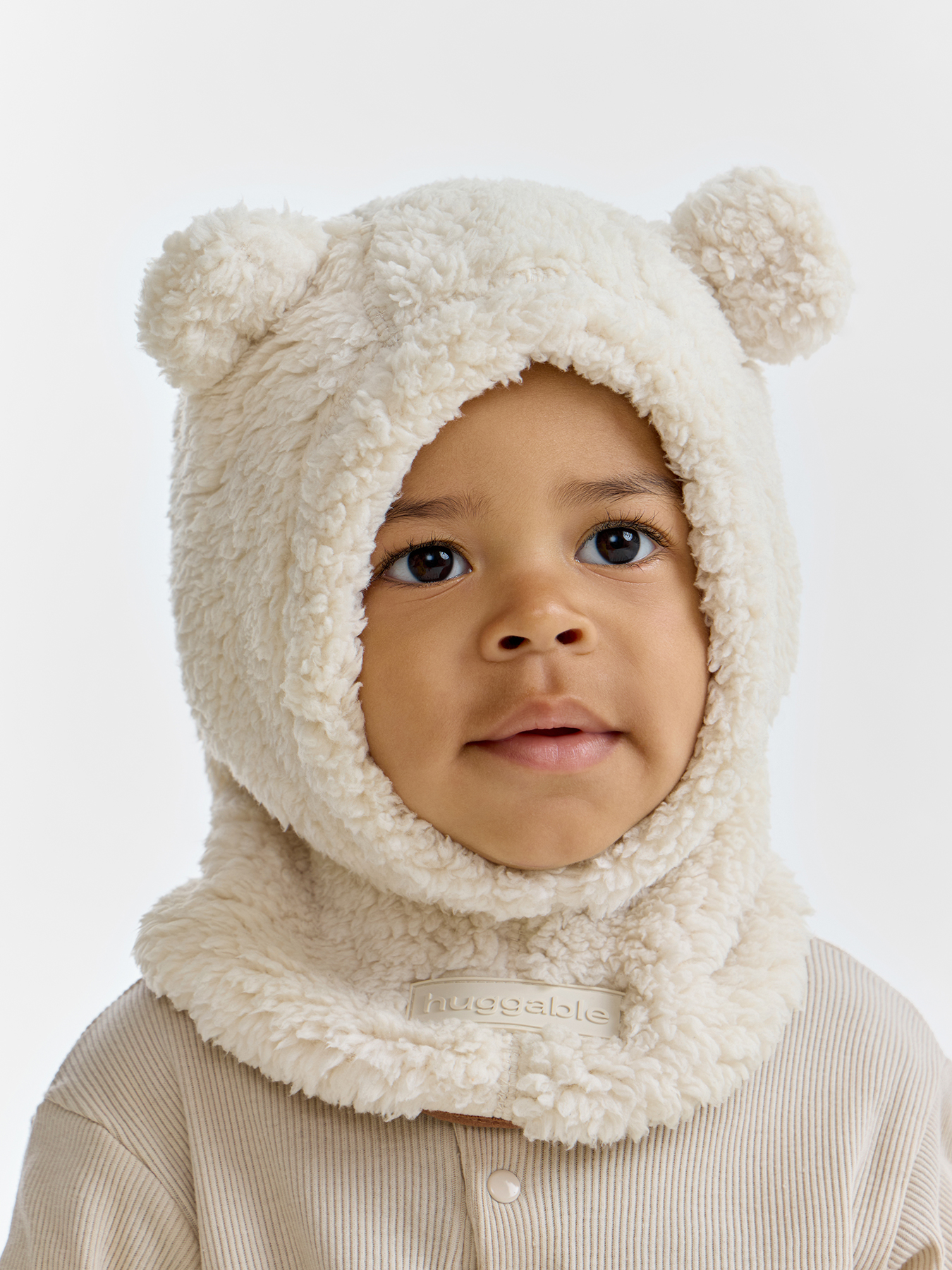 Шапочка-шлем детская флисовая