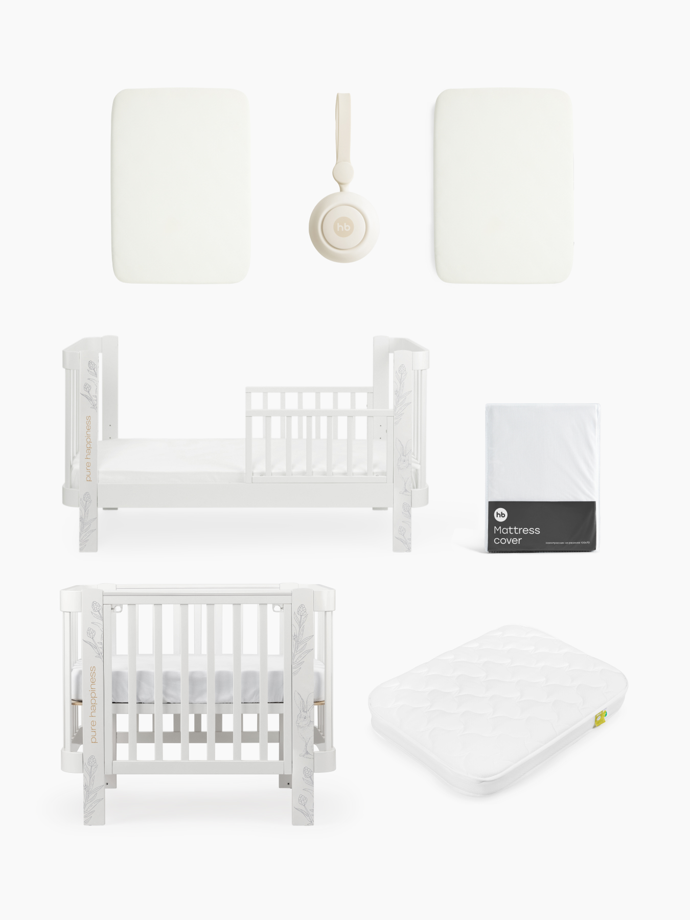 Кроватка Mommy Love с комплектом 5 в 1