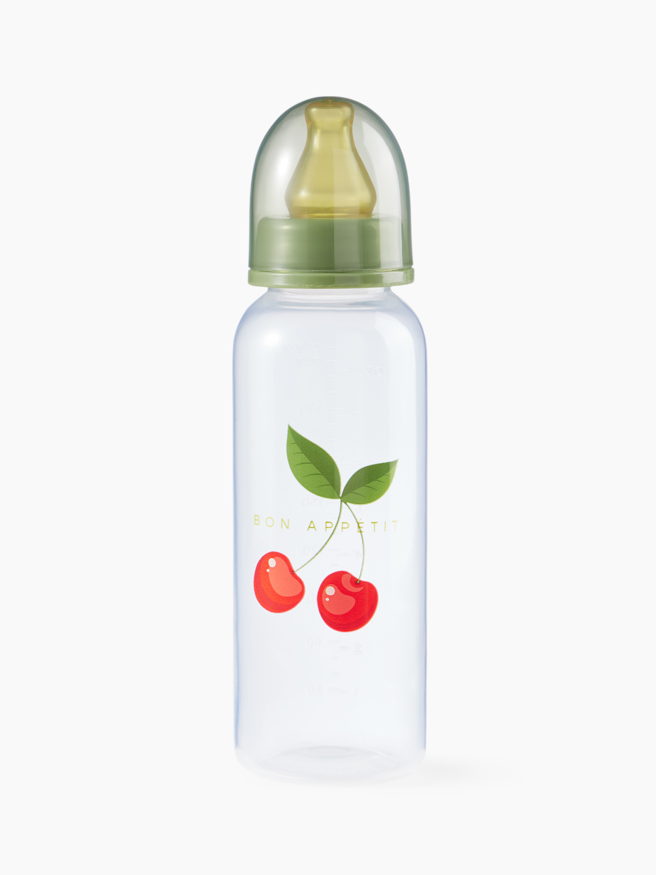 Бутылочка с латексной соской 250 мл.