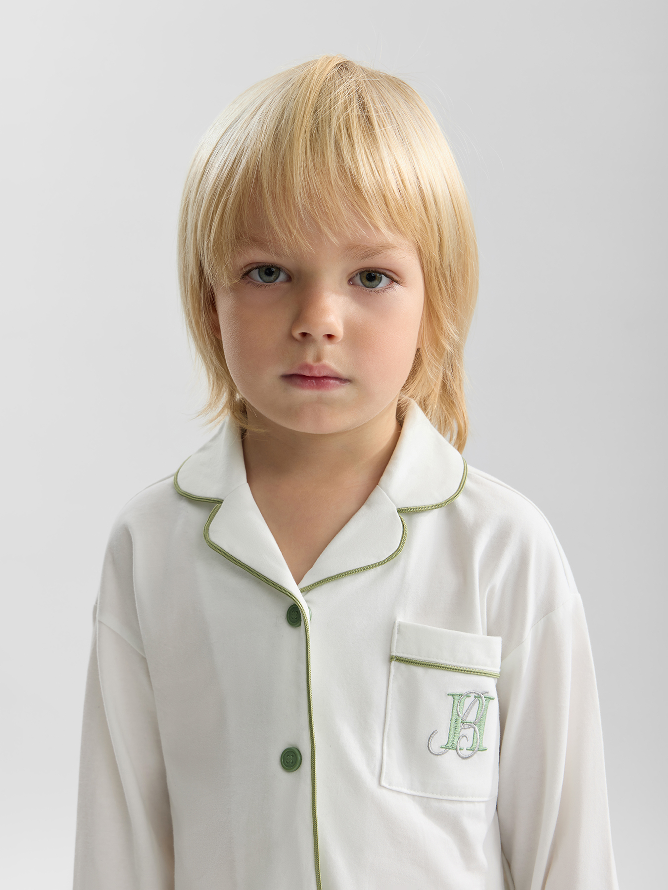 Пижама детская (молочный / milky, 116-122)