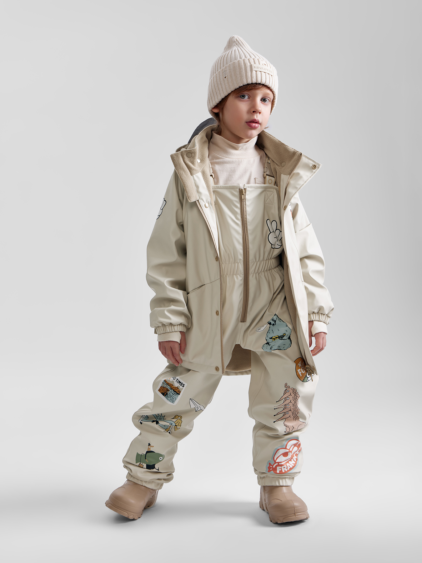 Дождевой комплект с флисовой подкладкой