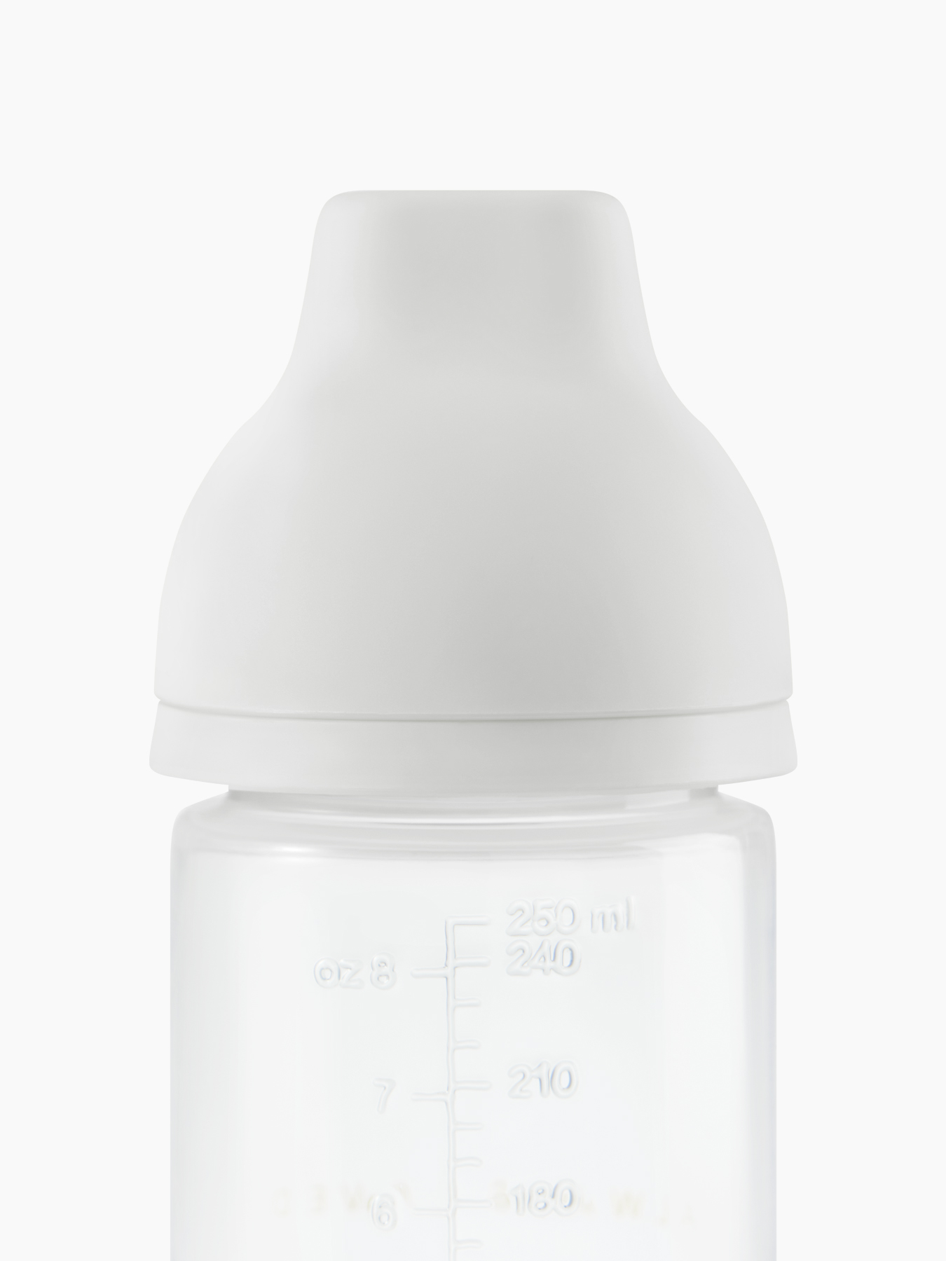 Бутылочка с крышкой и силиконовой соской, 250 мл