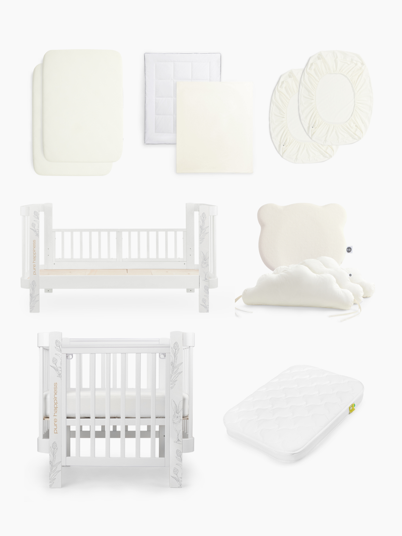 Комплект кроватка MOMMY LOVE 7 предметов