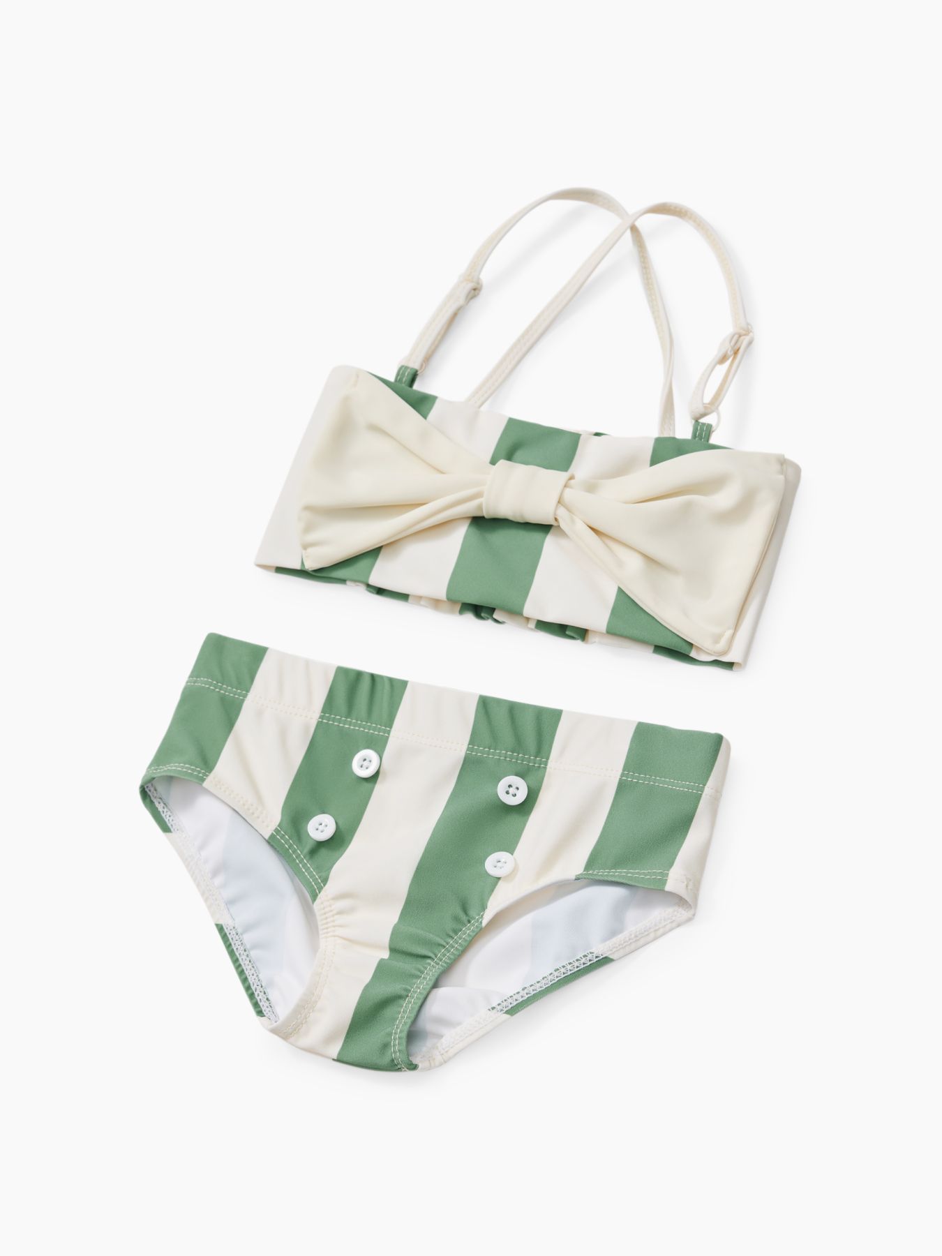 Купальник для девочек двухпредметный (лиф купальный, плавки)