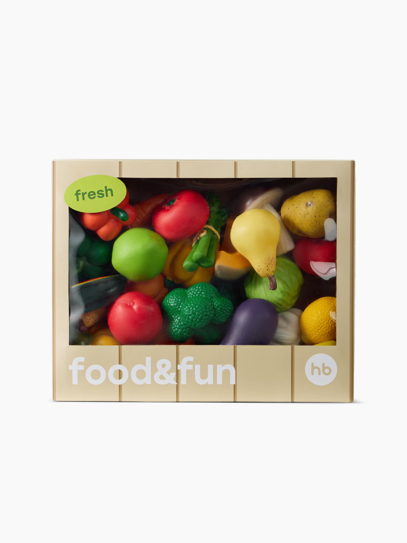 Игрушечный набор овощей и фруктов FOOD&FUN 