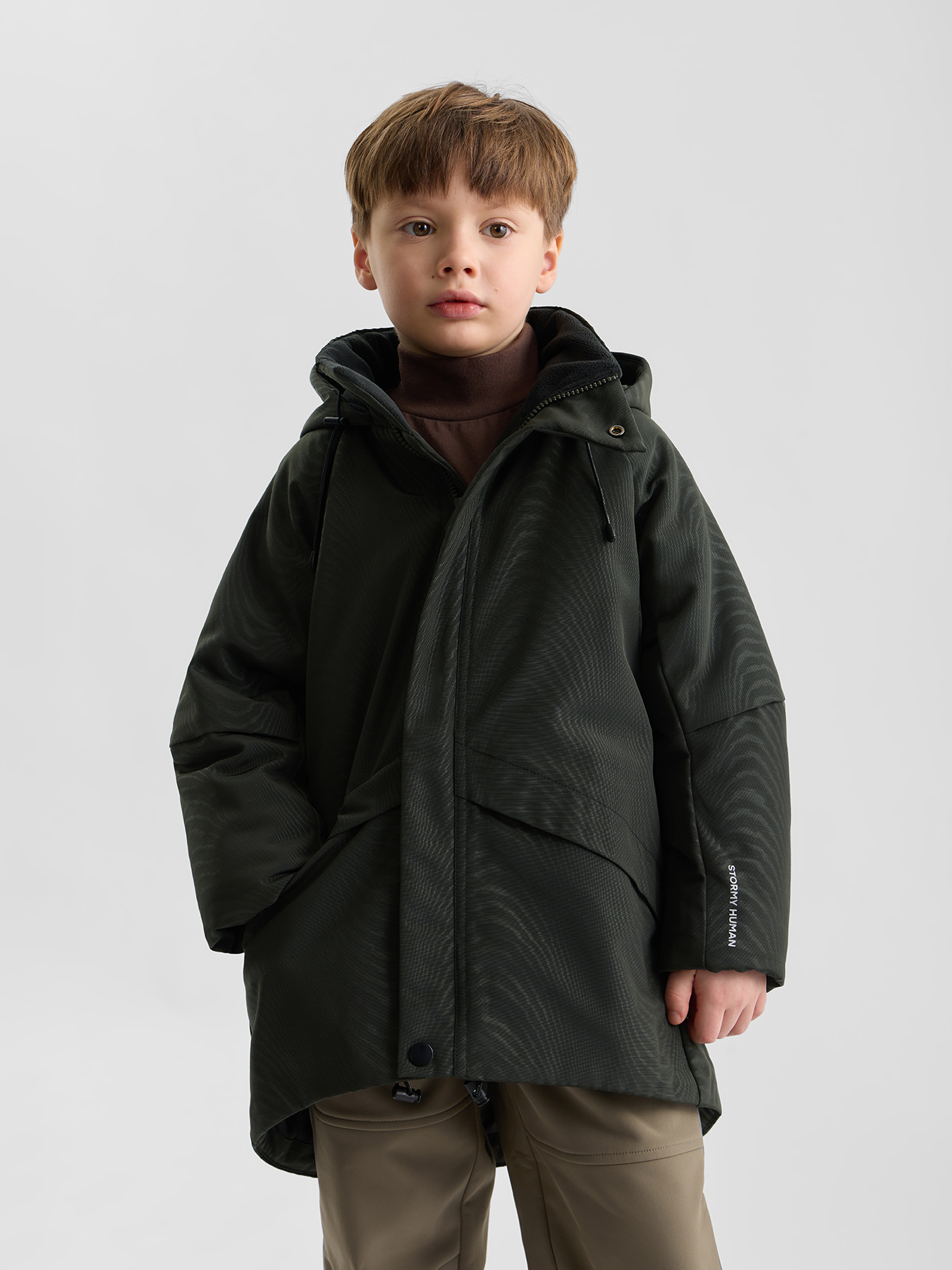 Куртка детская утепленная с капюшоном