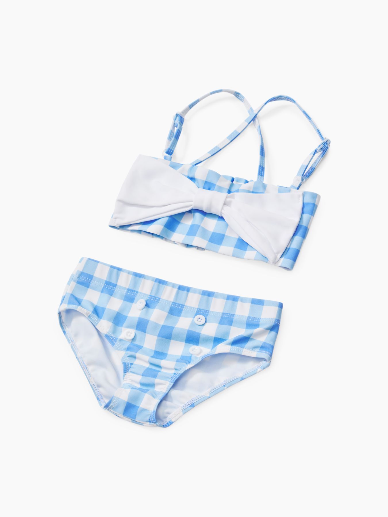 Купальник для девочек двухпредметный (лиф купальный, плавки)