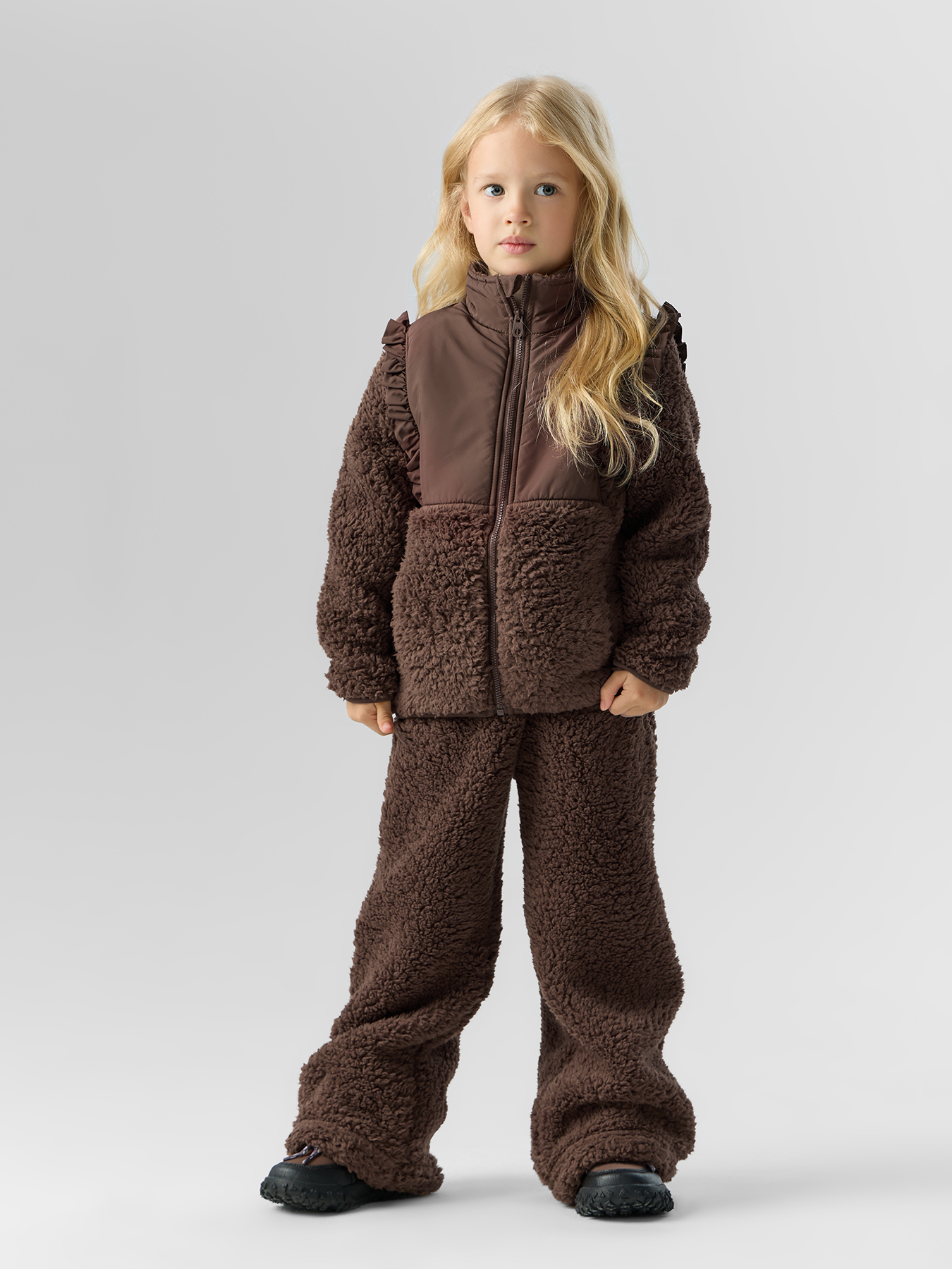 Комплект детский флисовый: джемпер и брюки