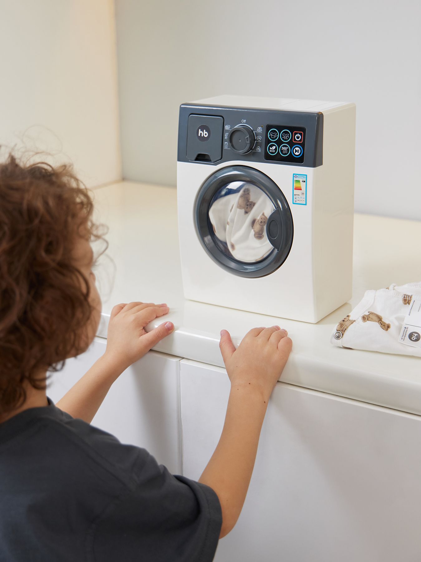 Игрушечная стиральная машина SPIN TIME «СПИН ТАЙМ» (белый / white)