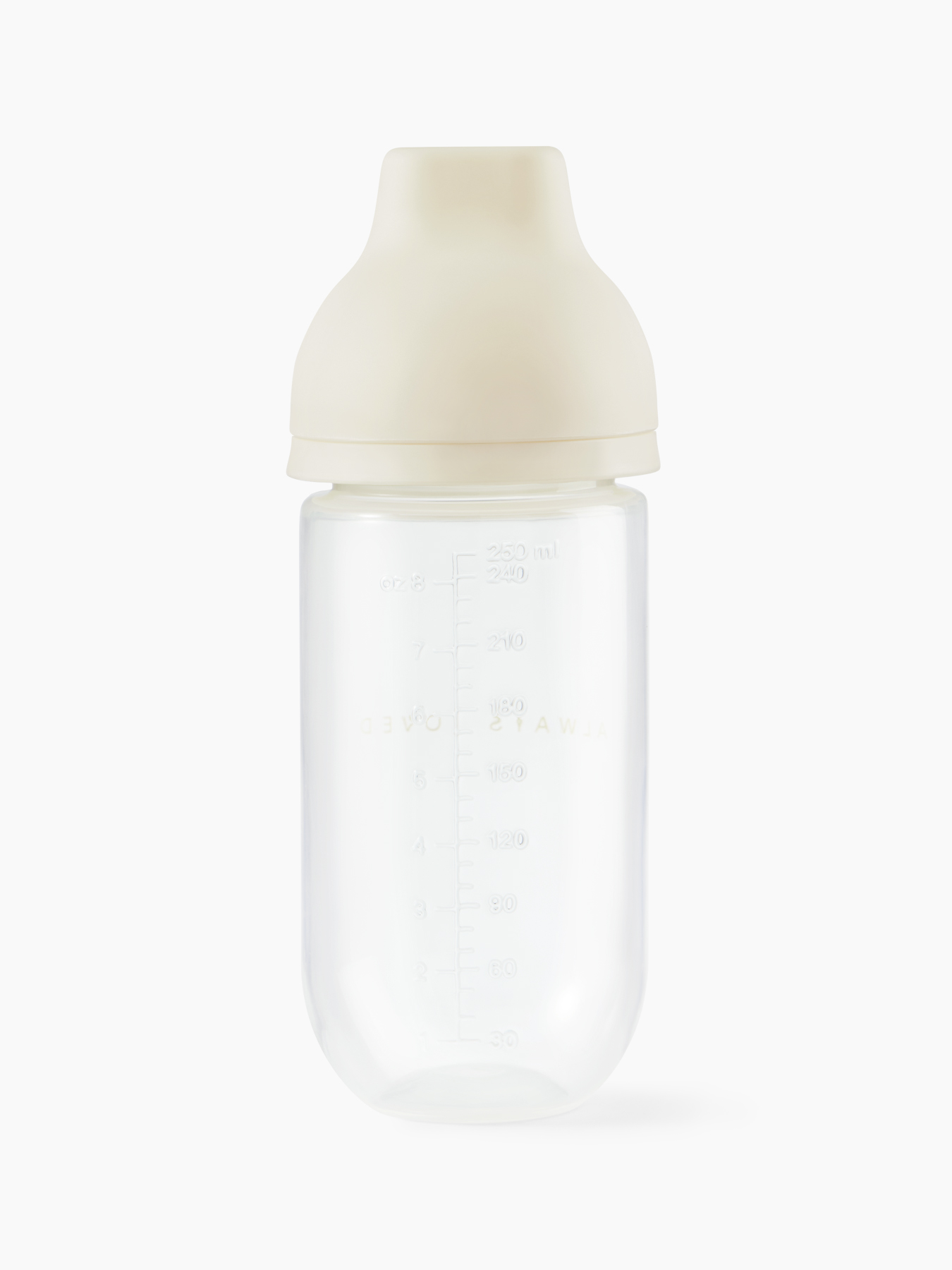 Бутылочка с крышкой и силиконовой соской, 250 мл