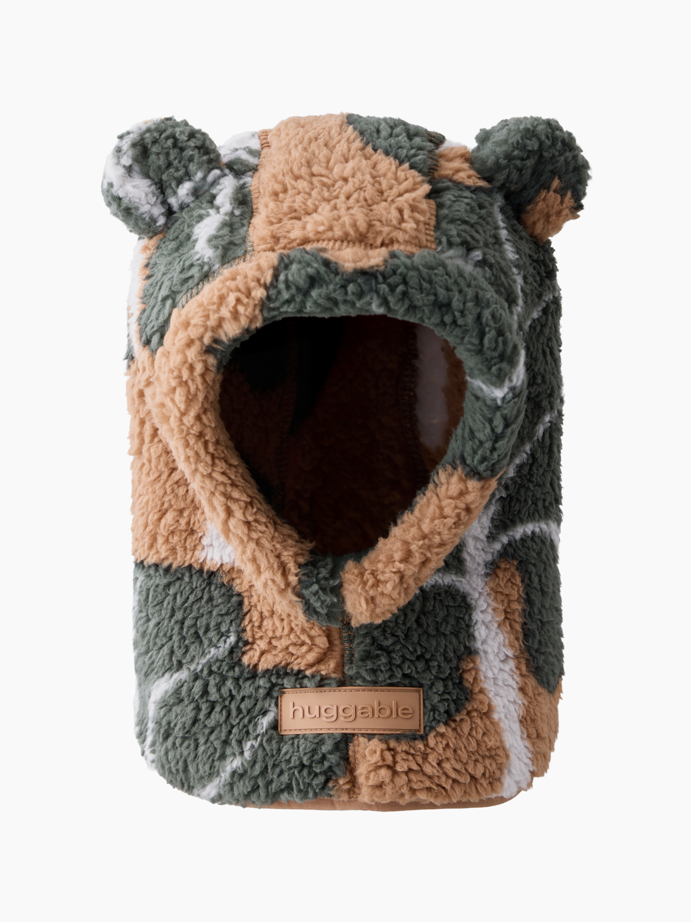 Шапочка-шлем детская флисовая