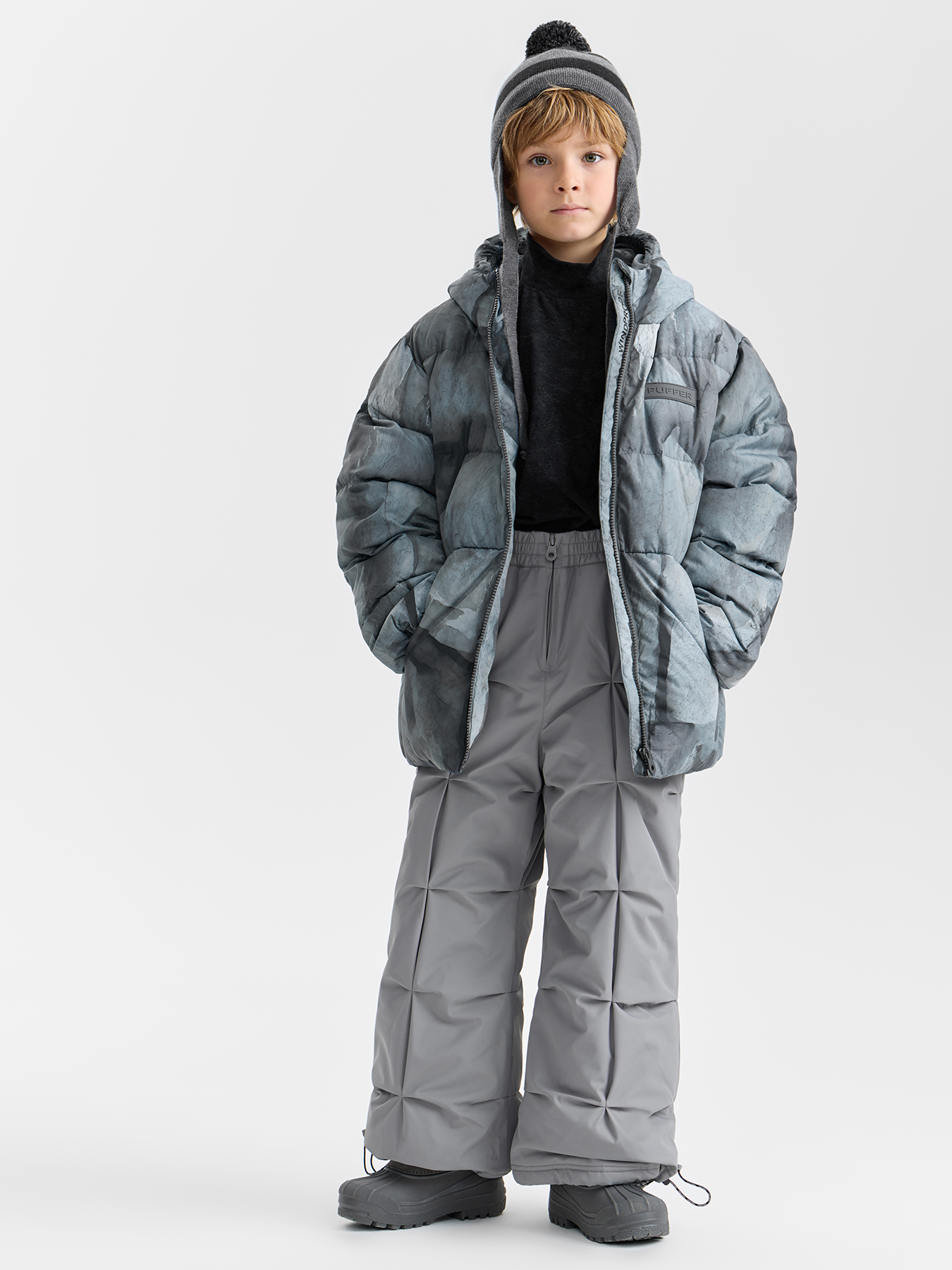 Брюки детские на подтяжках