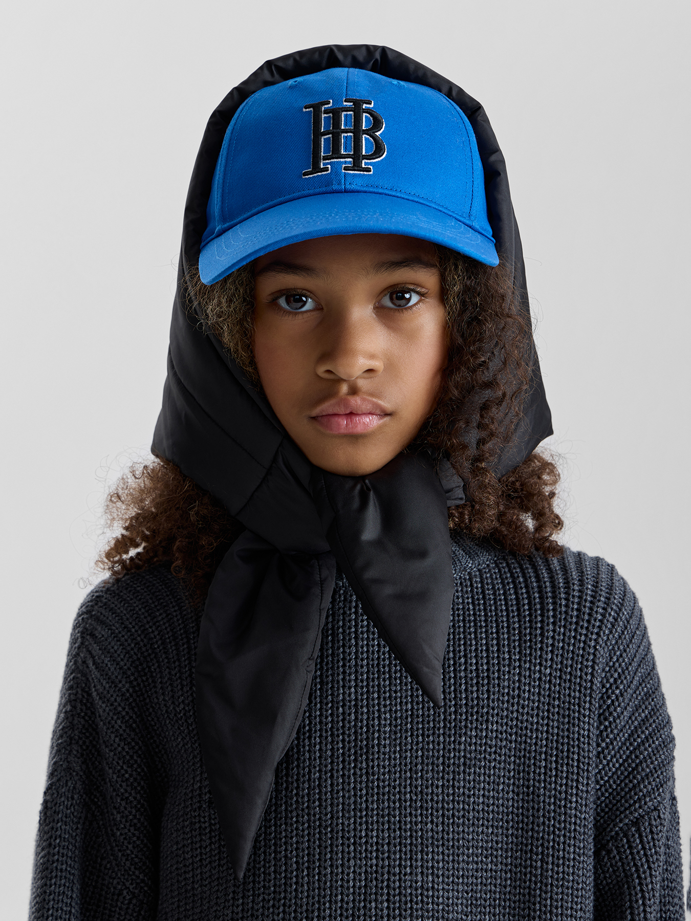 Кепка с косынкой детская