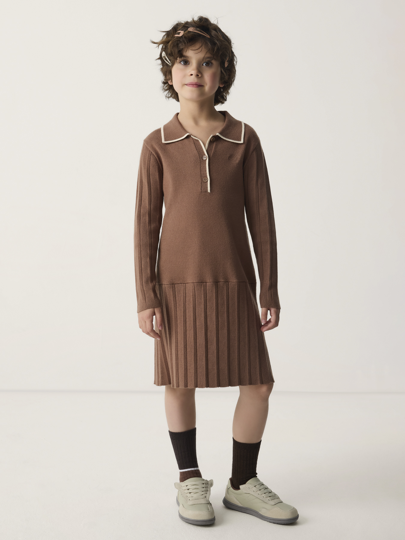 ПРЕДЗАКАЗ Платье детское (бежевый / beige, 104–110)