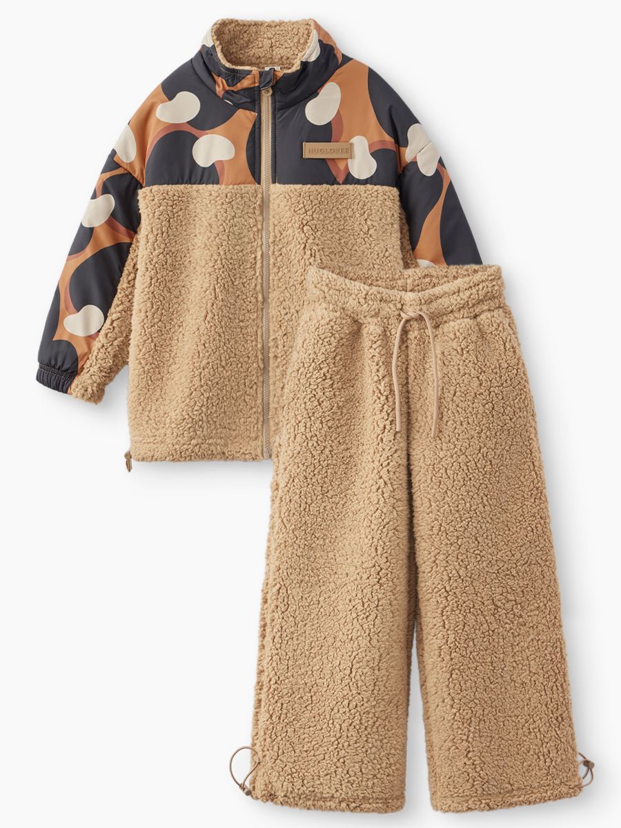 Комплект детский флисовый: джемпер и брюки