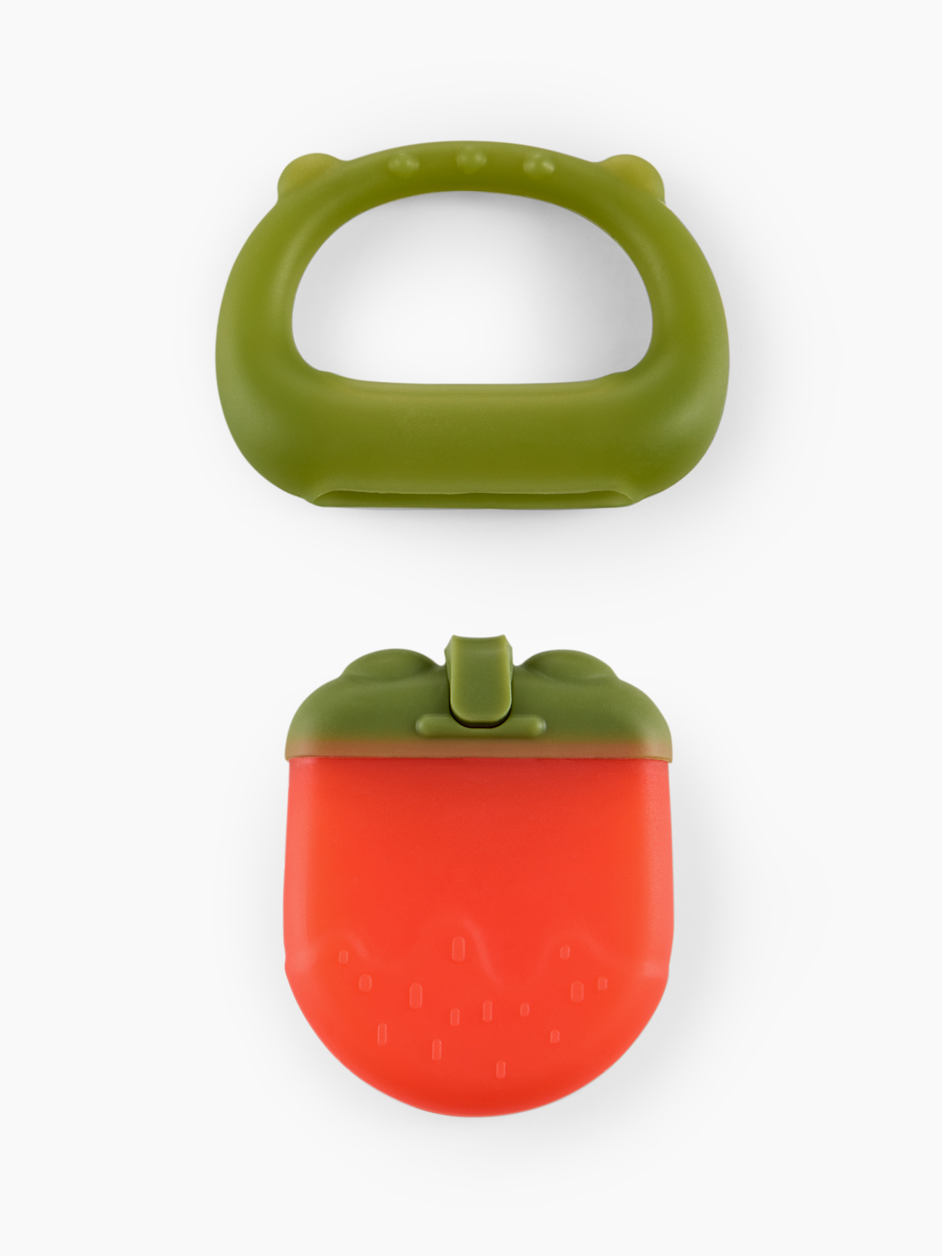 Силиконовый прорезыватель для дёсен охлаждающий (strawberry)