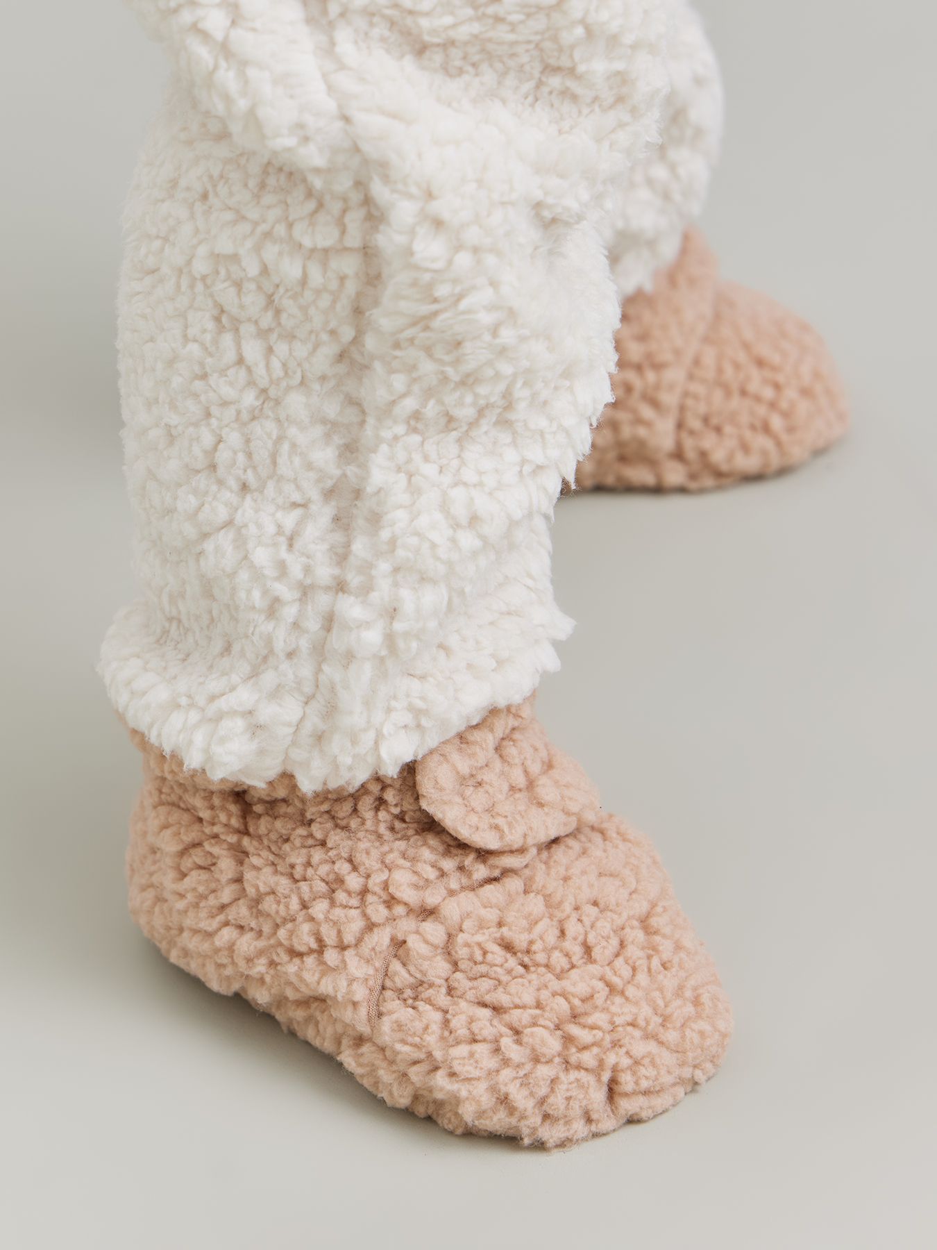 Носки модель «пинетки» флисовые